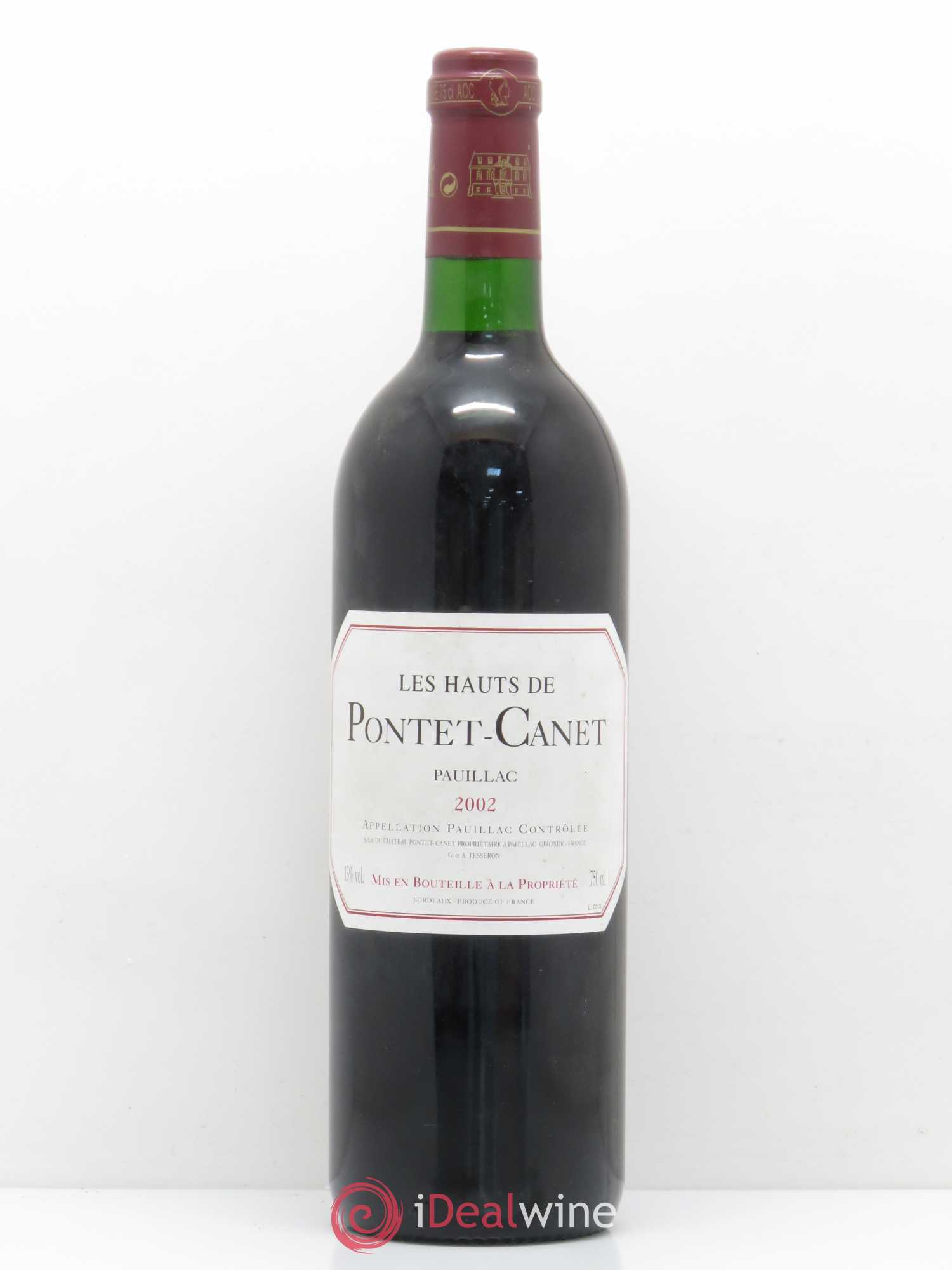 Les Hauts de Pontet-Canet Second Vin 2002 - Lot de 1 bouteille - 0