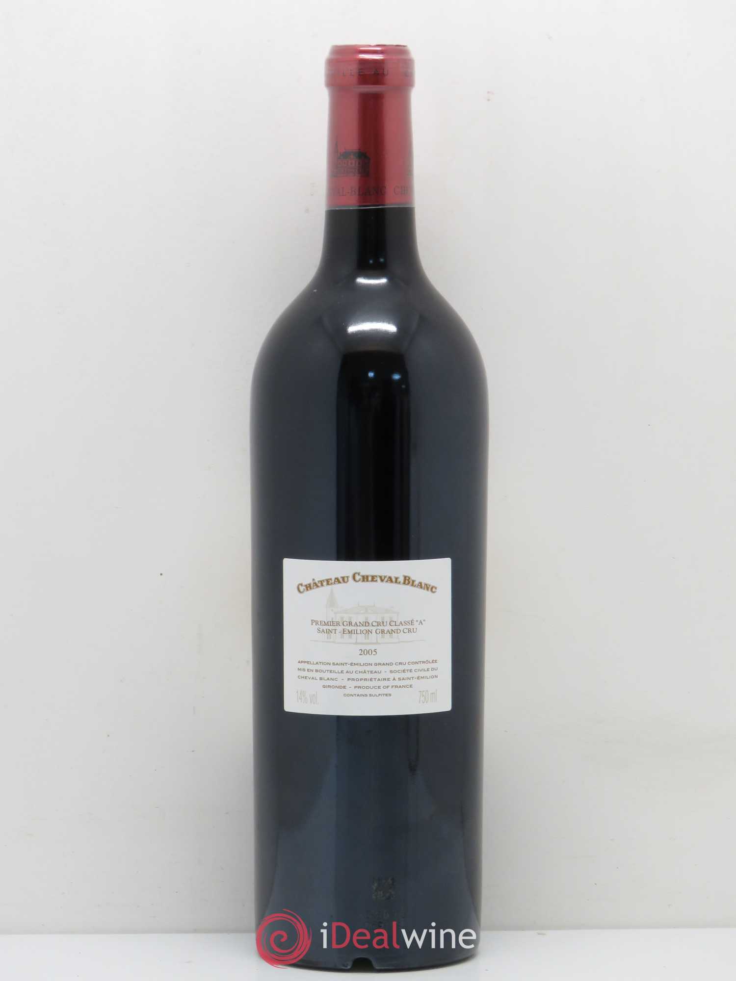 Château Cheval Blanc 1er Grand Cru Classé A 2005 - Lot de 1 bouteille - 1