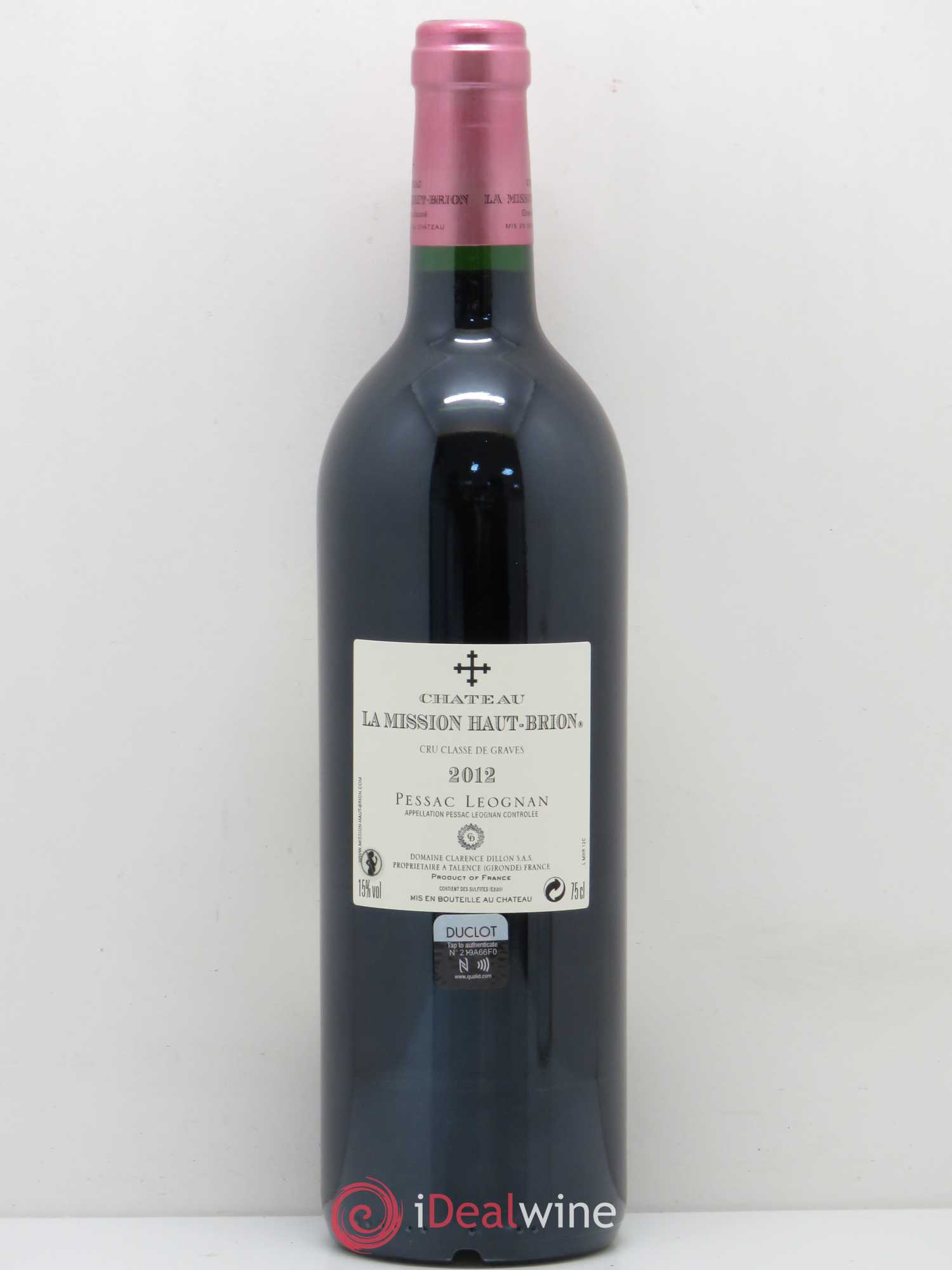 Caisse Duclot collection Mondrian (1 Petrus - 1 Mouton Rothschild - 1 Lafite Rothschild - 1 La Mission Haut Brion - 1 Haut Brion - 1 Margaux - 1 Cheval blanc) 2012 - Posten von 1 Flasche - 6