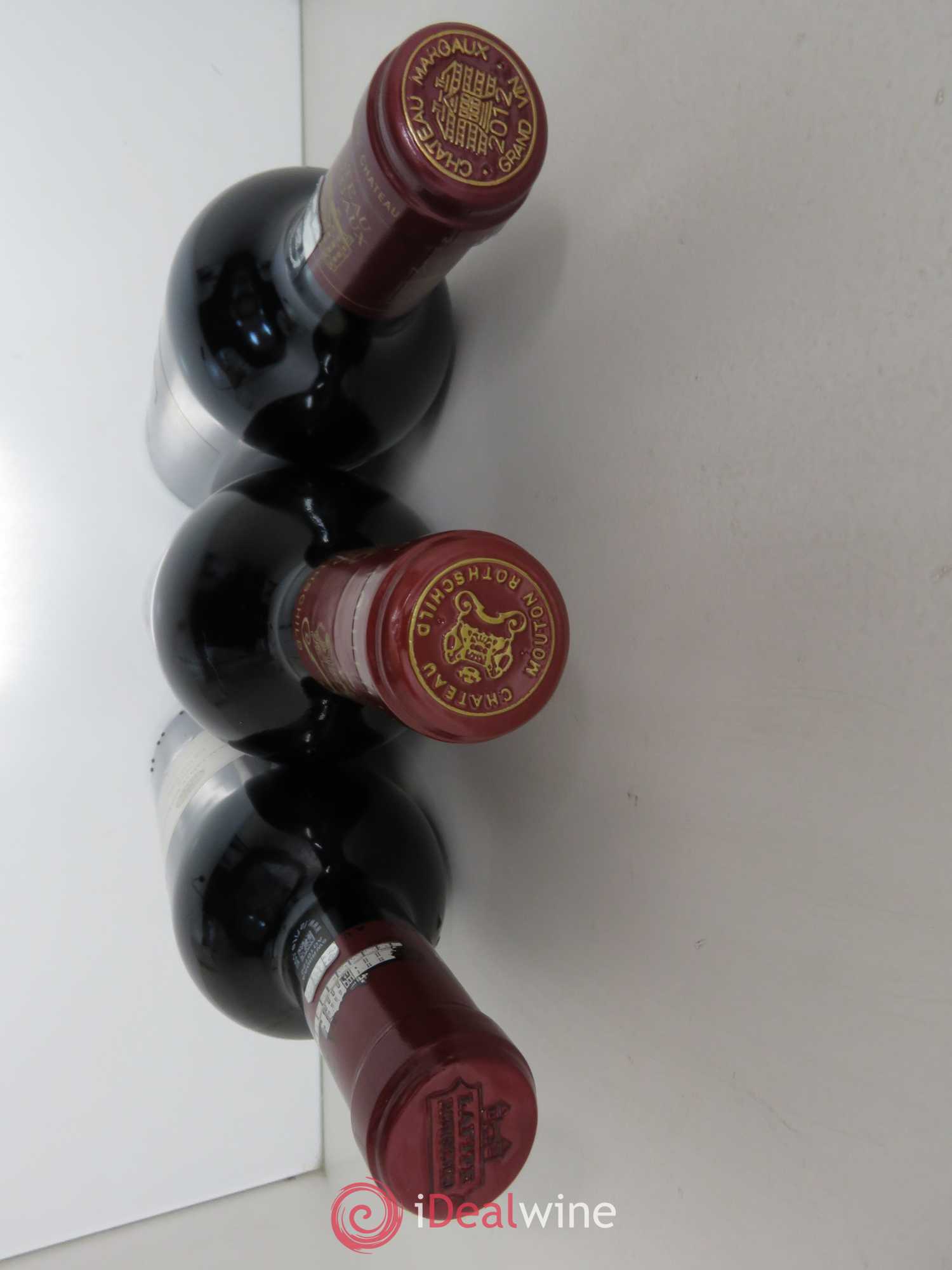 Caisse Duclot collection Mondrian (1 Petrus - 1 Mouton Rothschild - 1 Lafite Rothschild - 1 La Mission Haut Brion - 1 Haut Brion - 1 Margaux - 1 Cheval blanc) 2012 - Posten von 1 Flasche - 8
