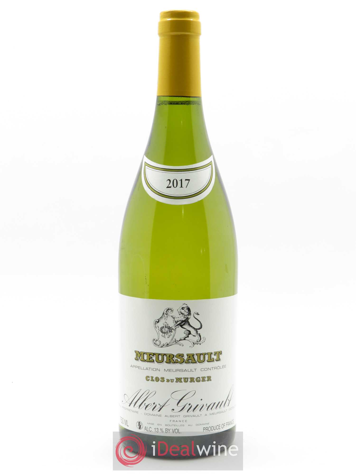 Meursault Clos du Murger Albert Grivault 2017 - Lot de 1 bouteille - 0