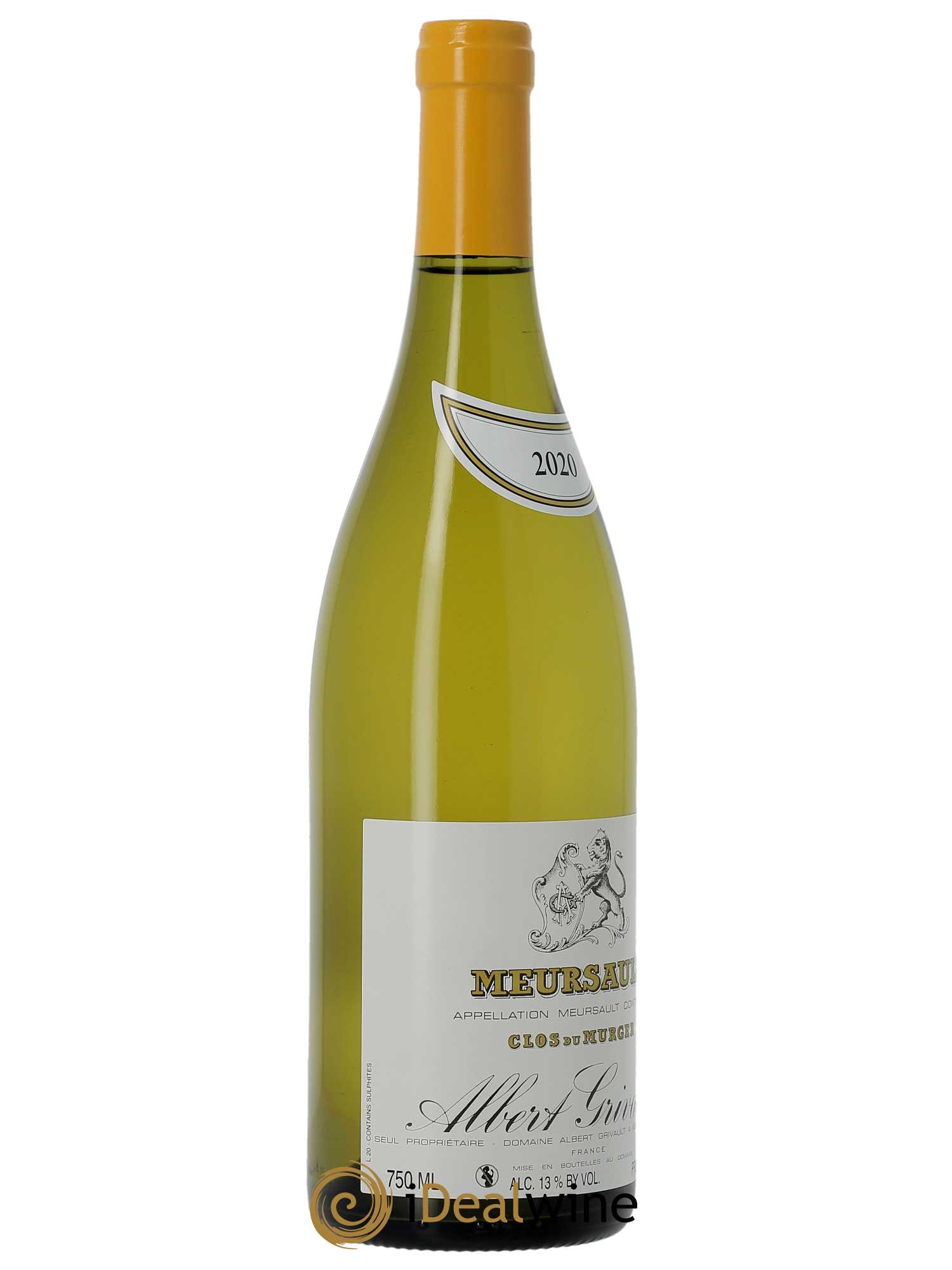 Meursault Clos du Murger Albert Grivault 2020 - Lot de 1 bouteille - 1