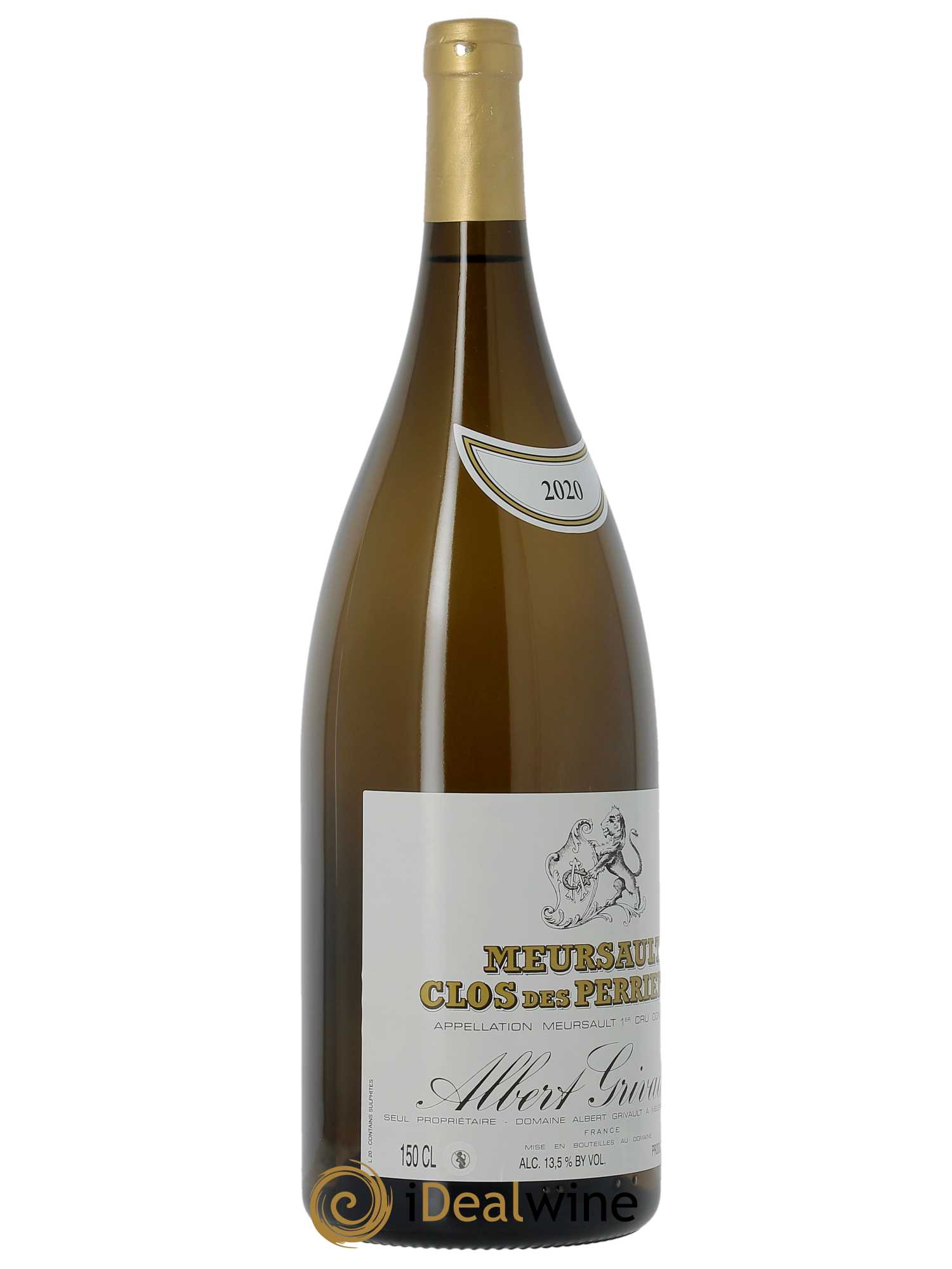 Meursault 1er Cru Clos des Perrières Albert Grivault 2020 - Lot of 1 magnum - 1