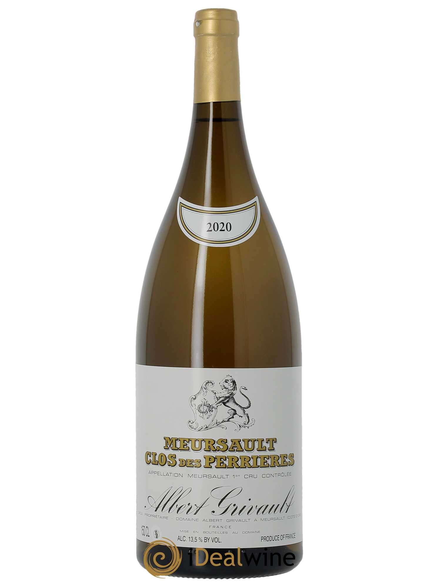 Meursault 1er Cru Clos des Perrières Albert Grivault 2020 - Lot of 1 magnum - 0