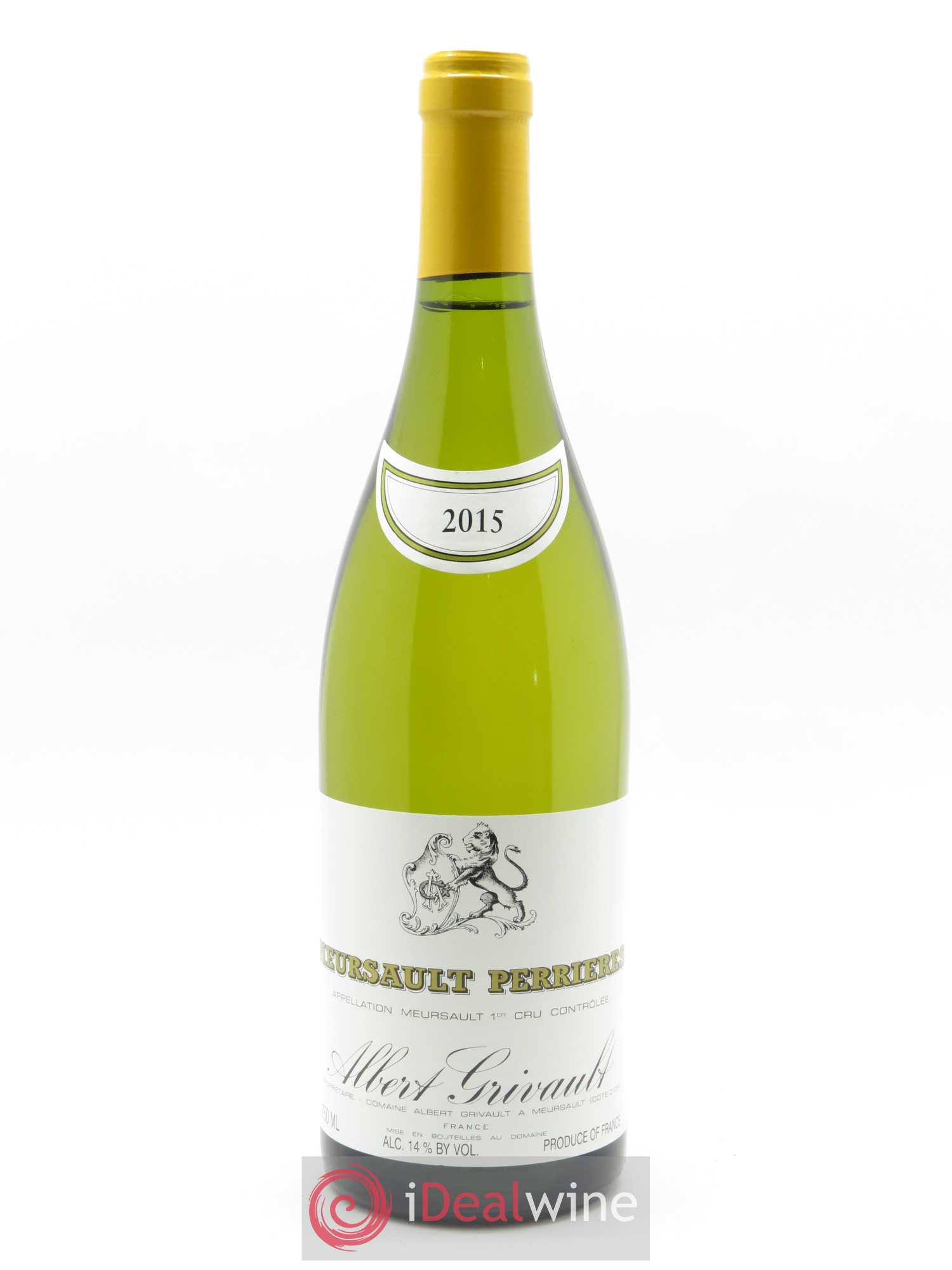 Meursault 1er Cru Perrières Albert Grivault 2015 - Lot de 1 bouteille - 0