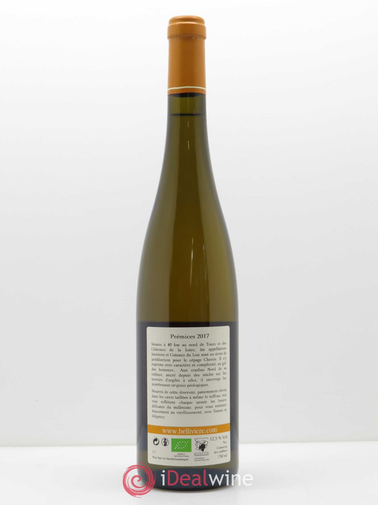 Jasnières Les Prémices Domaine de Bellivière 2017 - Lot de 1 bouteille - 1