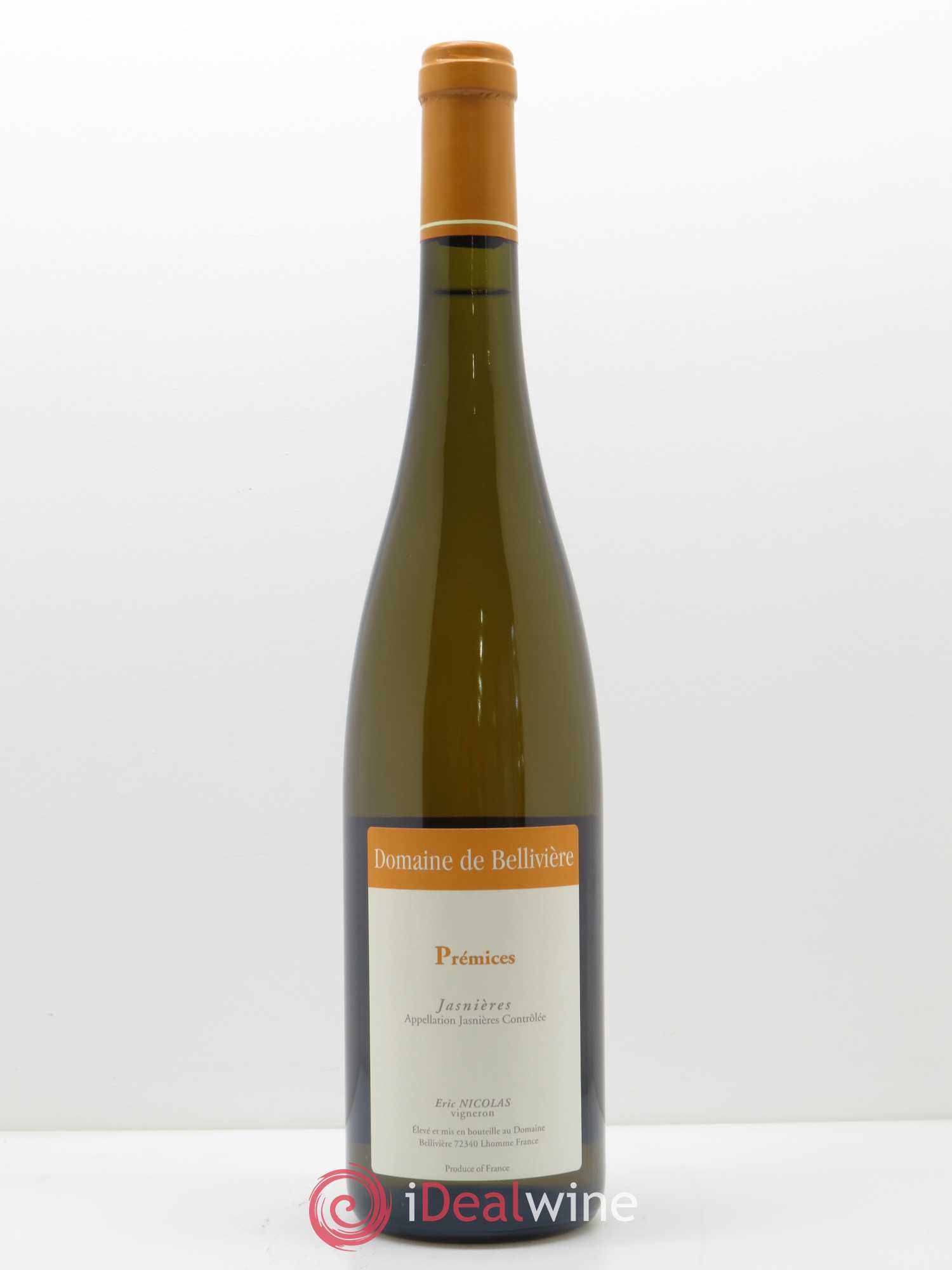 Jasnières Les Prémices Domaine de Bellivière 2017 - Lot de 1 bouteille - 0