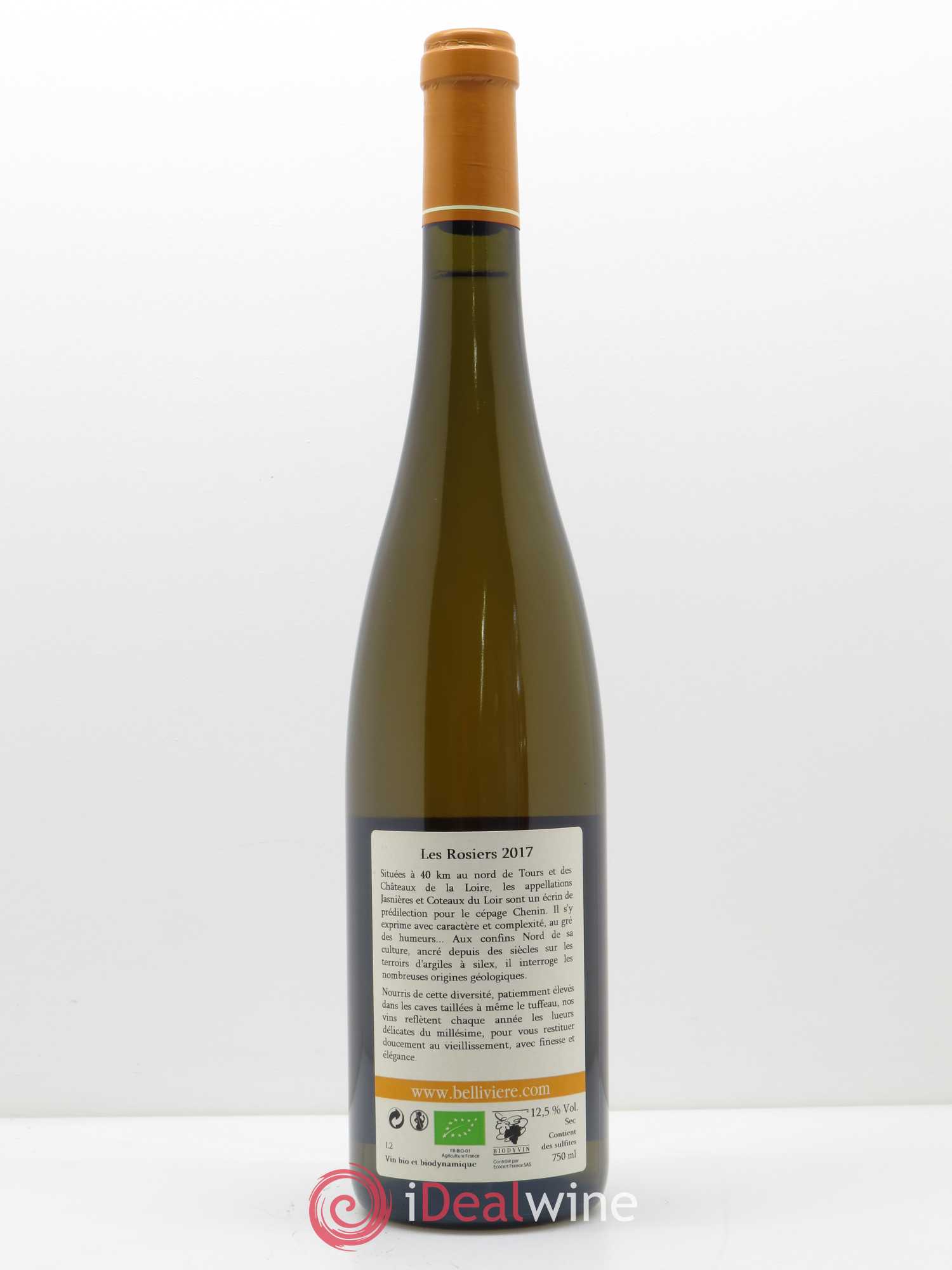 Jasnières Les Rosiers Domaine de Bellivière 2017 - Lot de 1 bouteille - 1