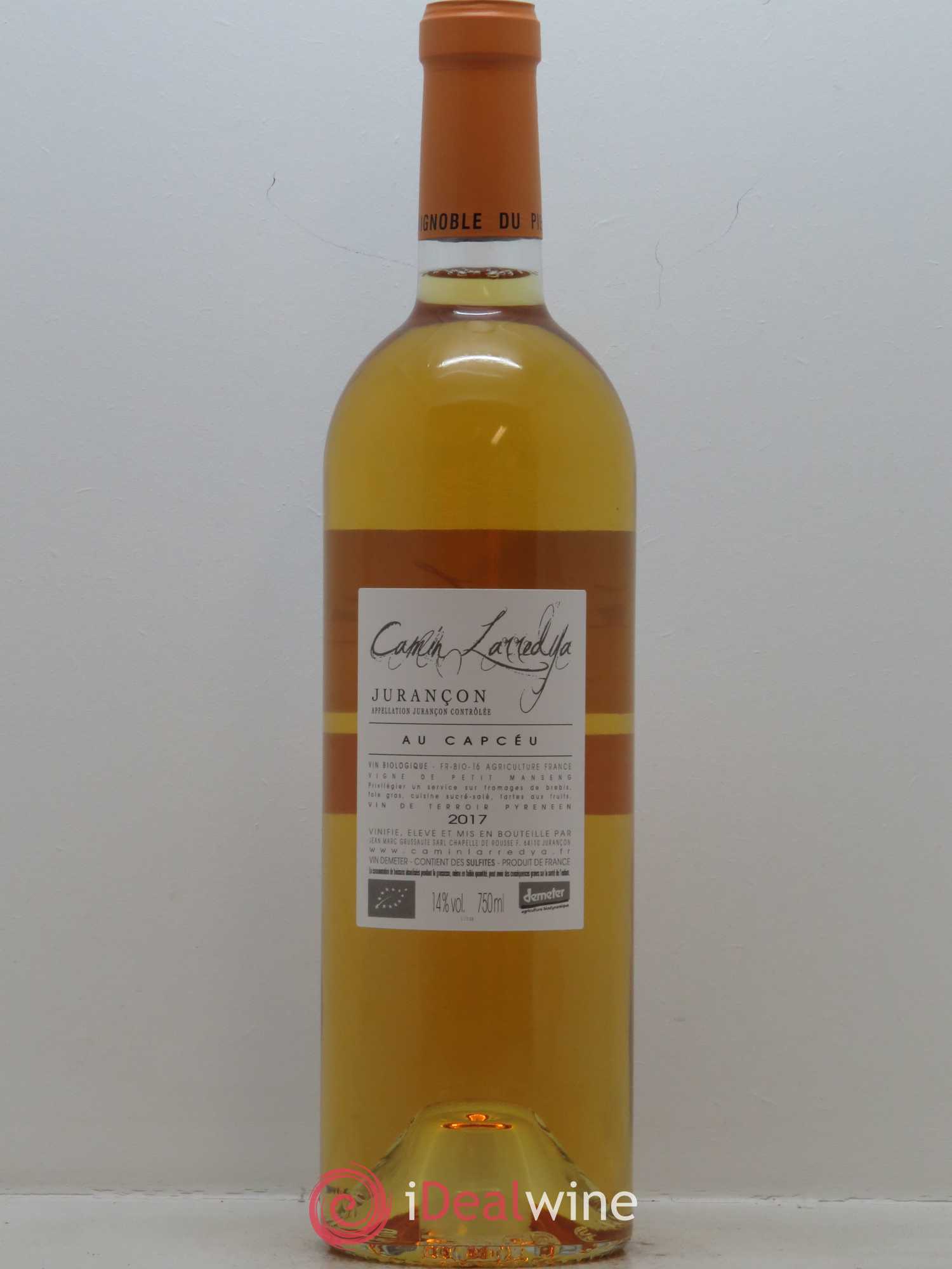 Jurançon Au Capcéu Camin Larredya 2017 - Lot de 1 bouteille - 1