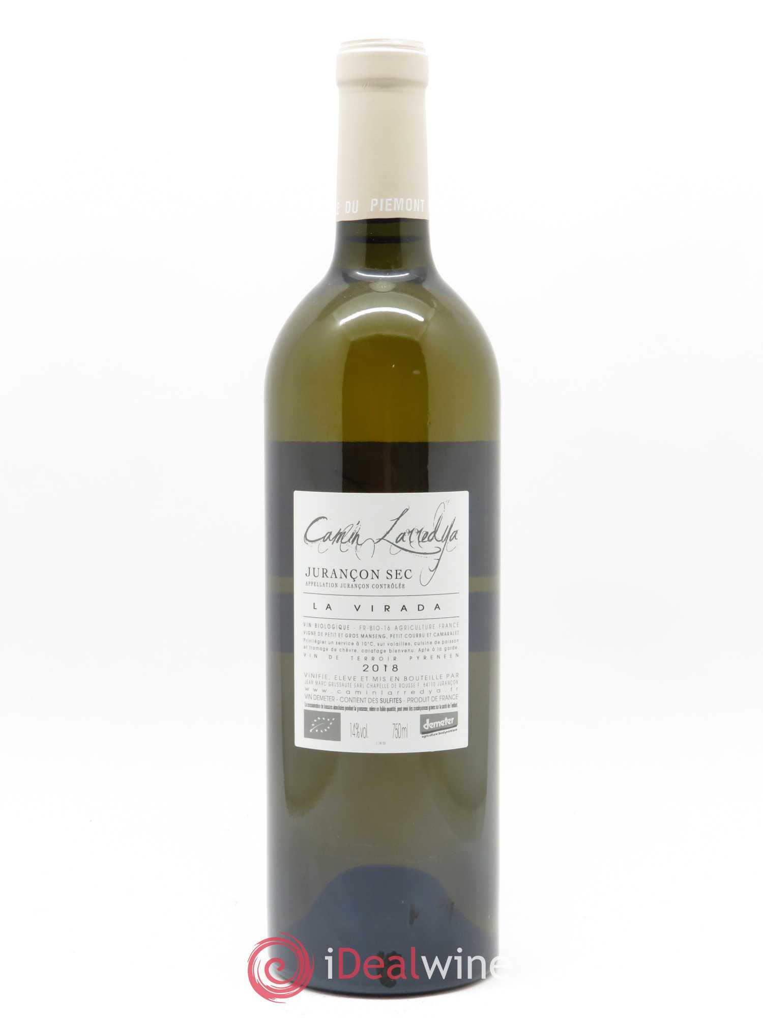 Jurançon Sec La Virada Camin Larredya 2018 - Lot de 1 bouteille - 1