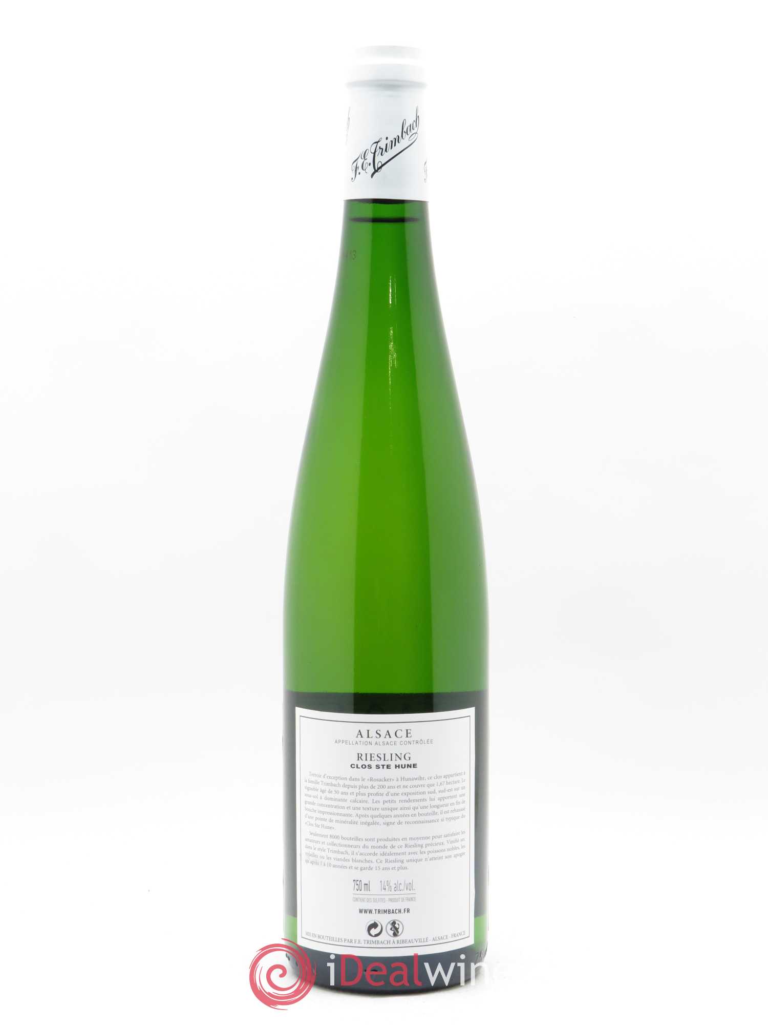 Alsace Riesling Clos Sainte-Hune Trimbach (Domaine) 2014 - Lot de 1 bouteille - 1