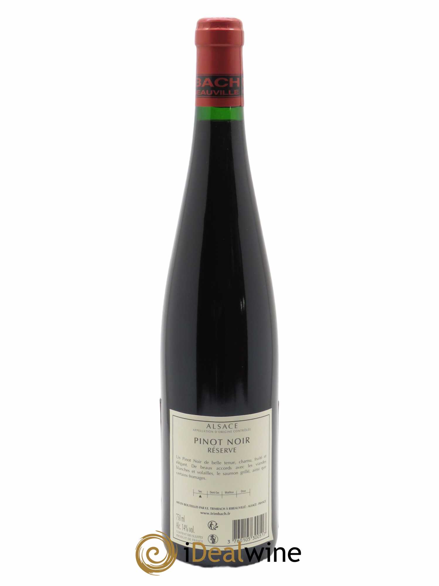 Alsace Pinot Noir Réserve Trimbach (Domaine) 2020 - Lot de 1 bouteille - 1