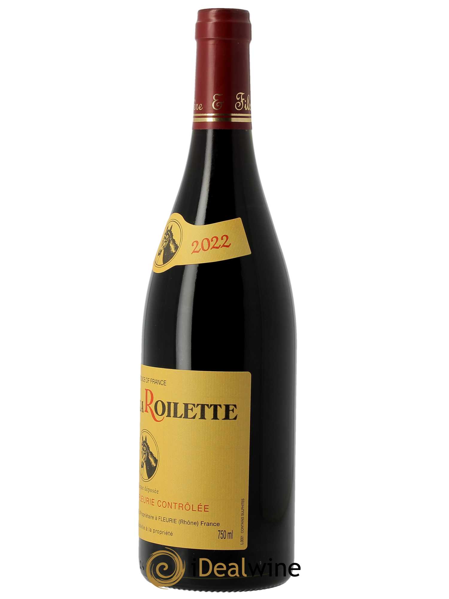 Fleurie Clos de la Roilette  2022 - Lot of 1 bottle - 1