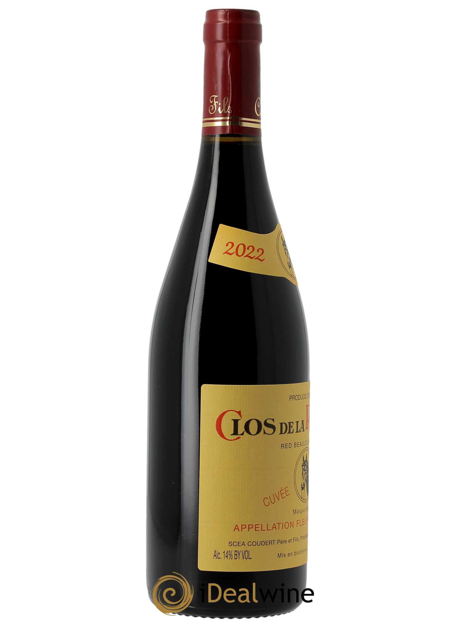 Fleurie Cuvée Tardive Clos de la Roilette 2022 - Lot de 1 bouteille - 1