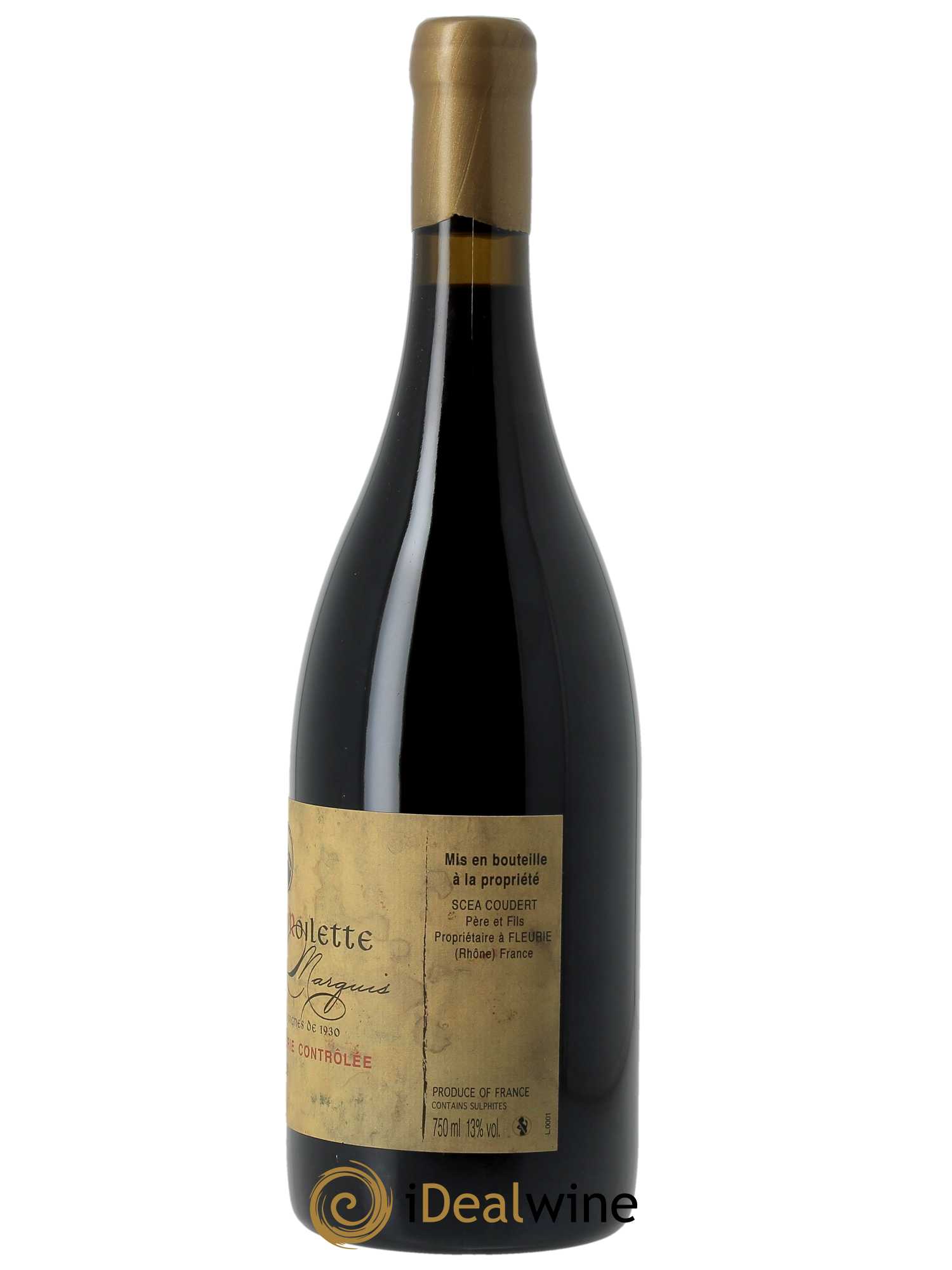 Fleurie Griffe du Marquis Clos de la Roilette 2021 - Lot of 1 bottle - 1