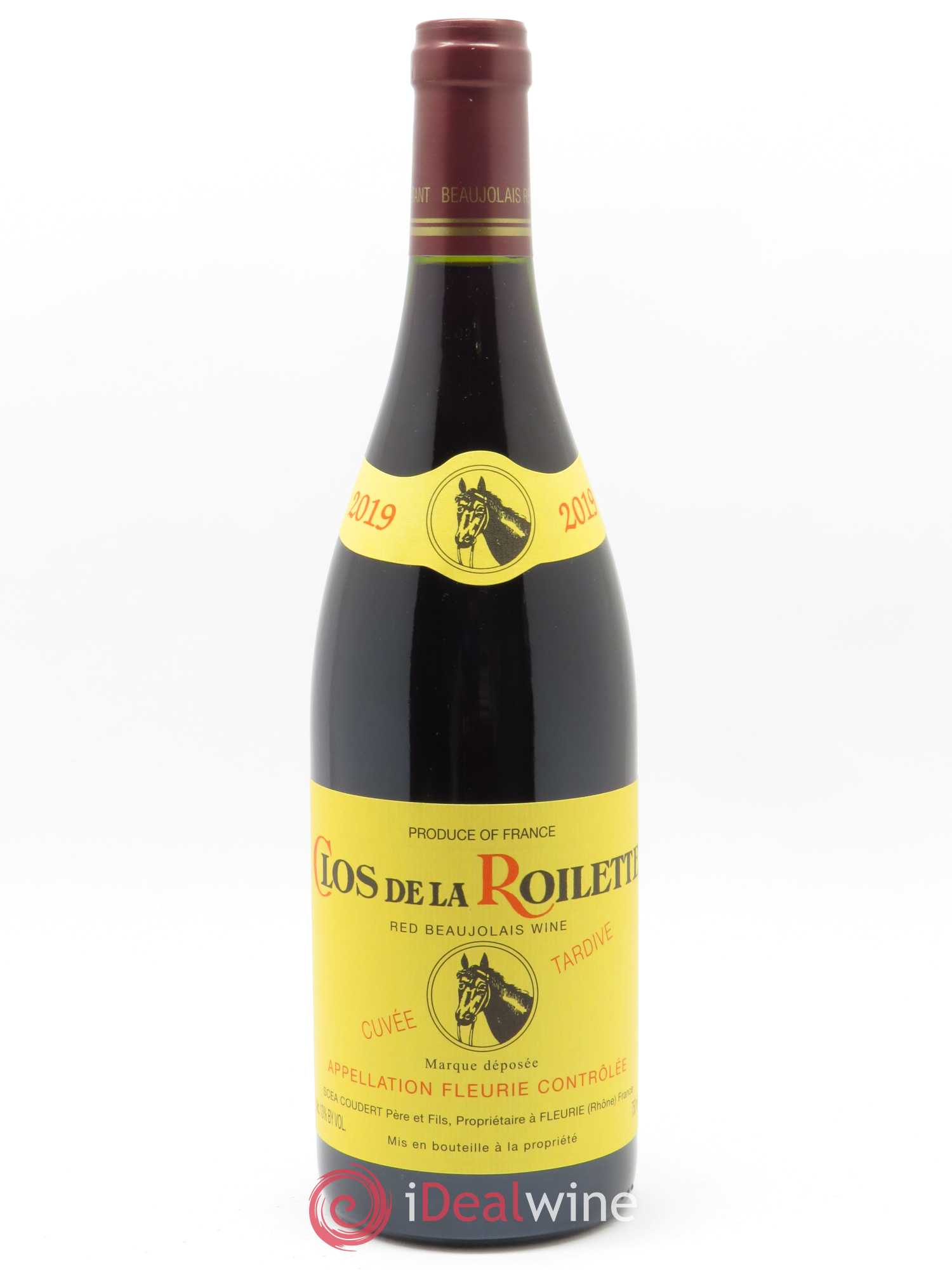 Fleurie Cuvée Tardive Clos de la Roilette 2019 - Lot de 1 bouteille - 0