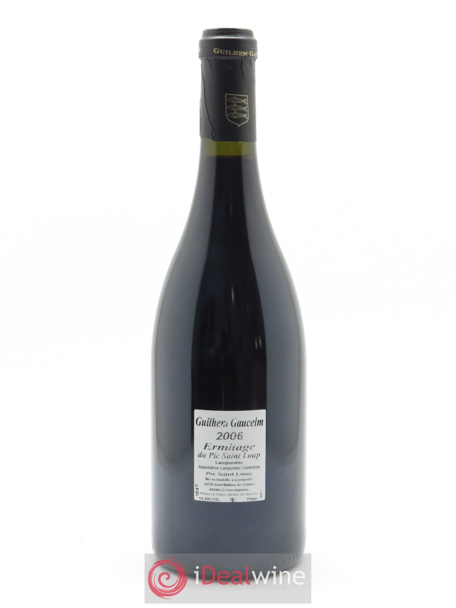 Pic Saint-Loup Héritage du Pic Saint-Loup (anciennement Ermitage) Guilhem Gaucelm 2006 - Lot de 1 bouteille - 1
