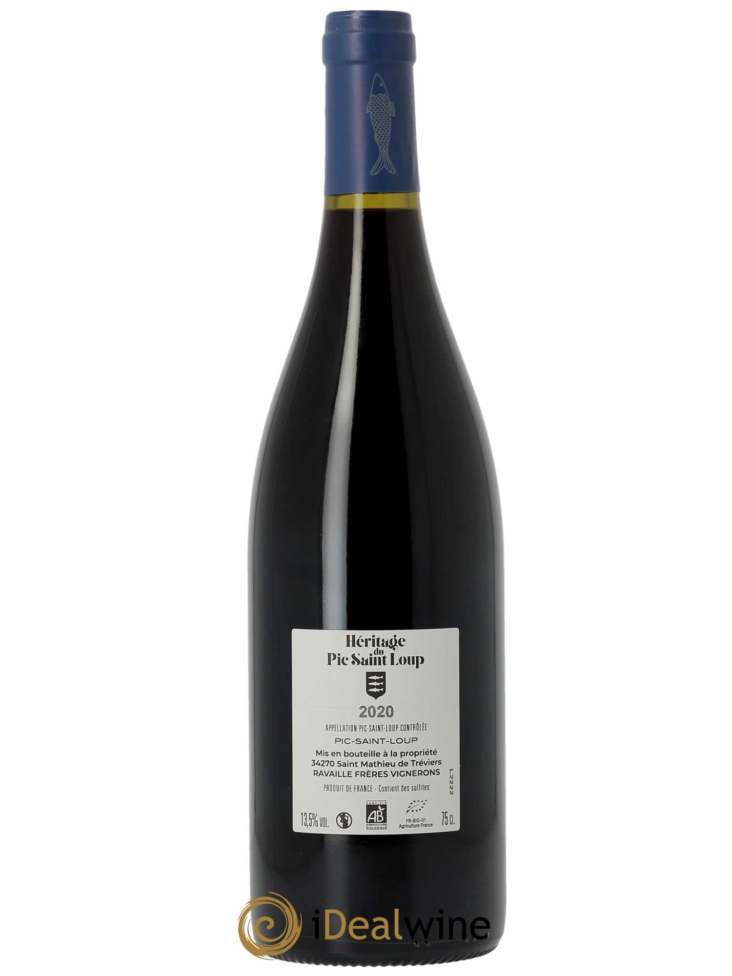 Pic Saint-Loup Héritage du Pic Saint-Loup (anciennement Ermitage) Cuvée Sainte Agnès 2020 - Lot of 1 bottle - 1