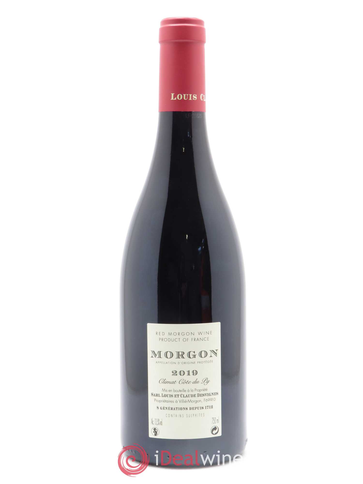 Morgon Côte du Py Louis-Claude Desvignes 2019 - Lot de 1 bouteille - 1