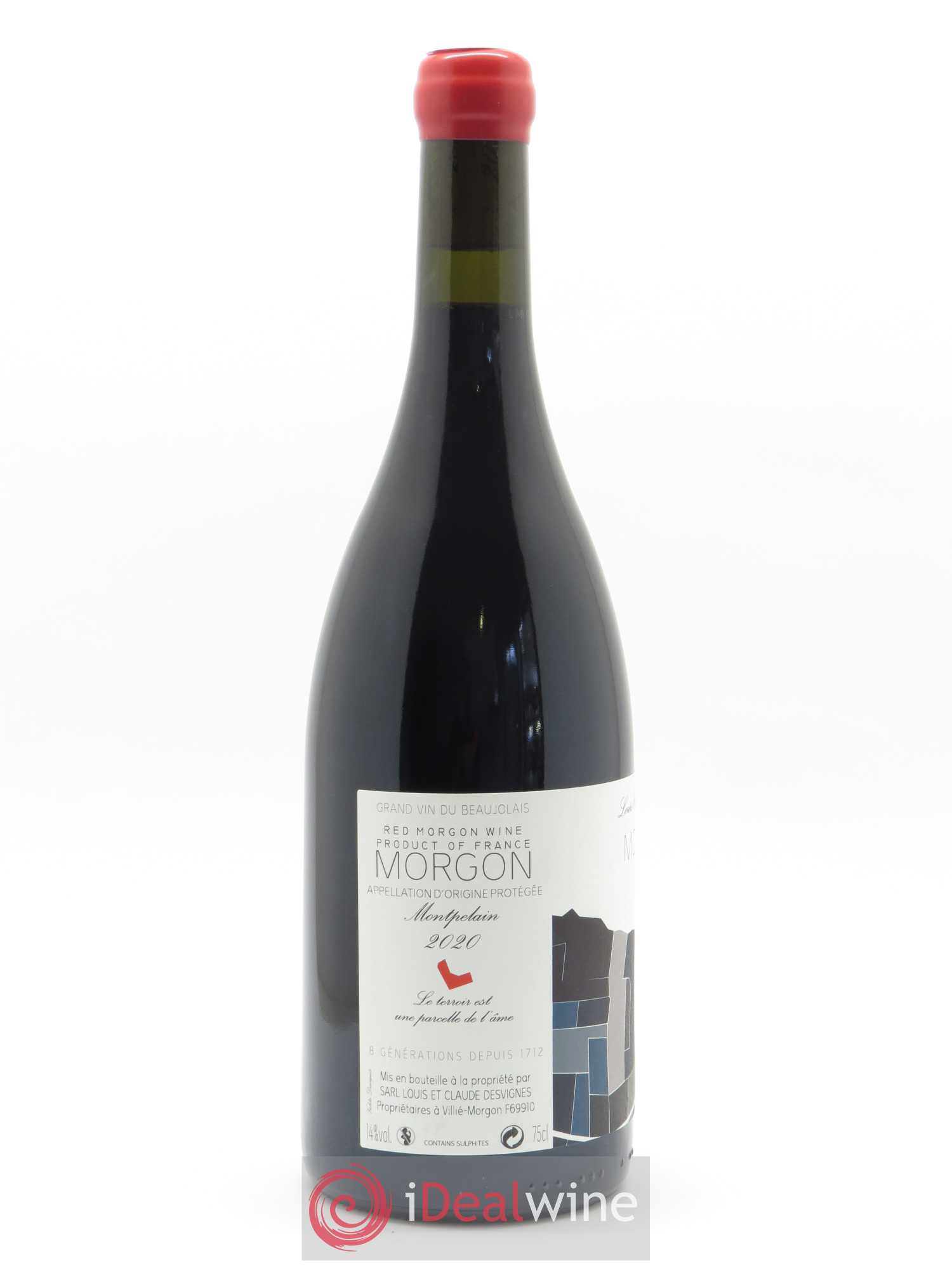 Morgon Montpelain Louis-Claude Desvignes 2020 - Lot de 1 bouteille - 1