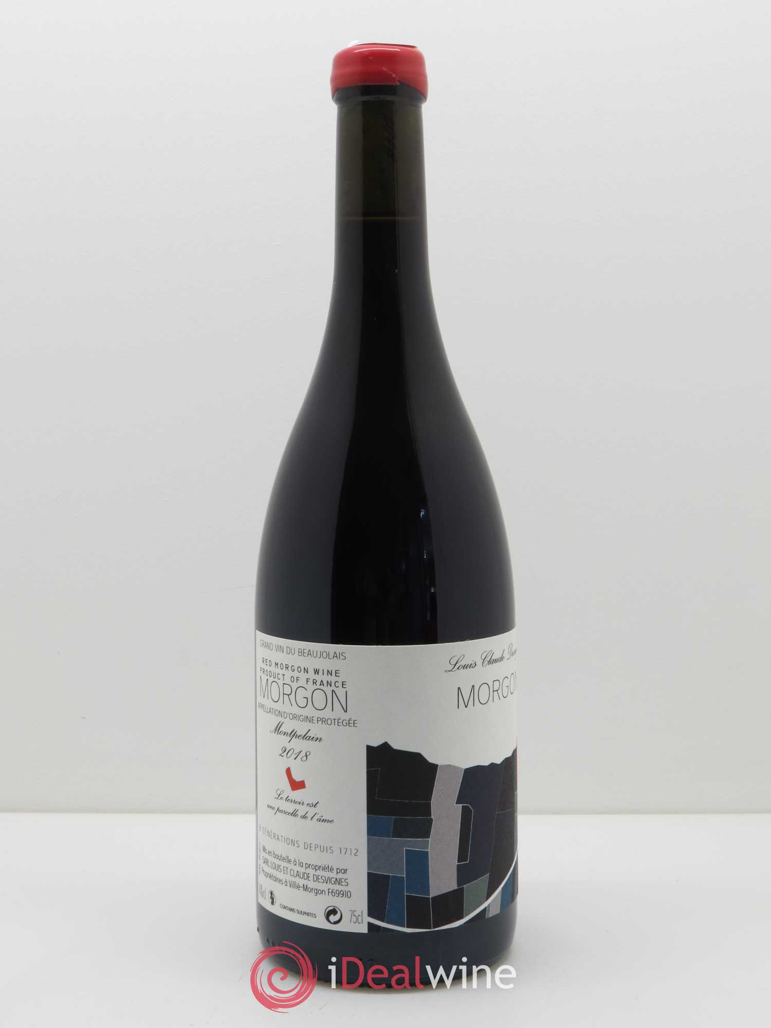Morgon Montpelain Louis-Claude Desvignes 2018 - Lot de 1 bouteille - 1