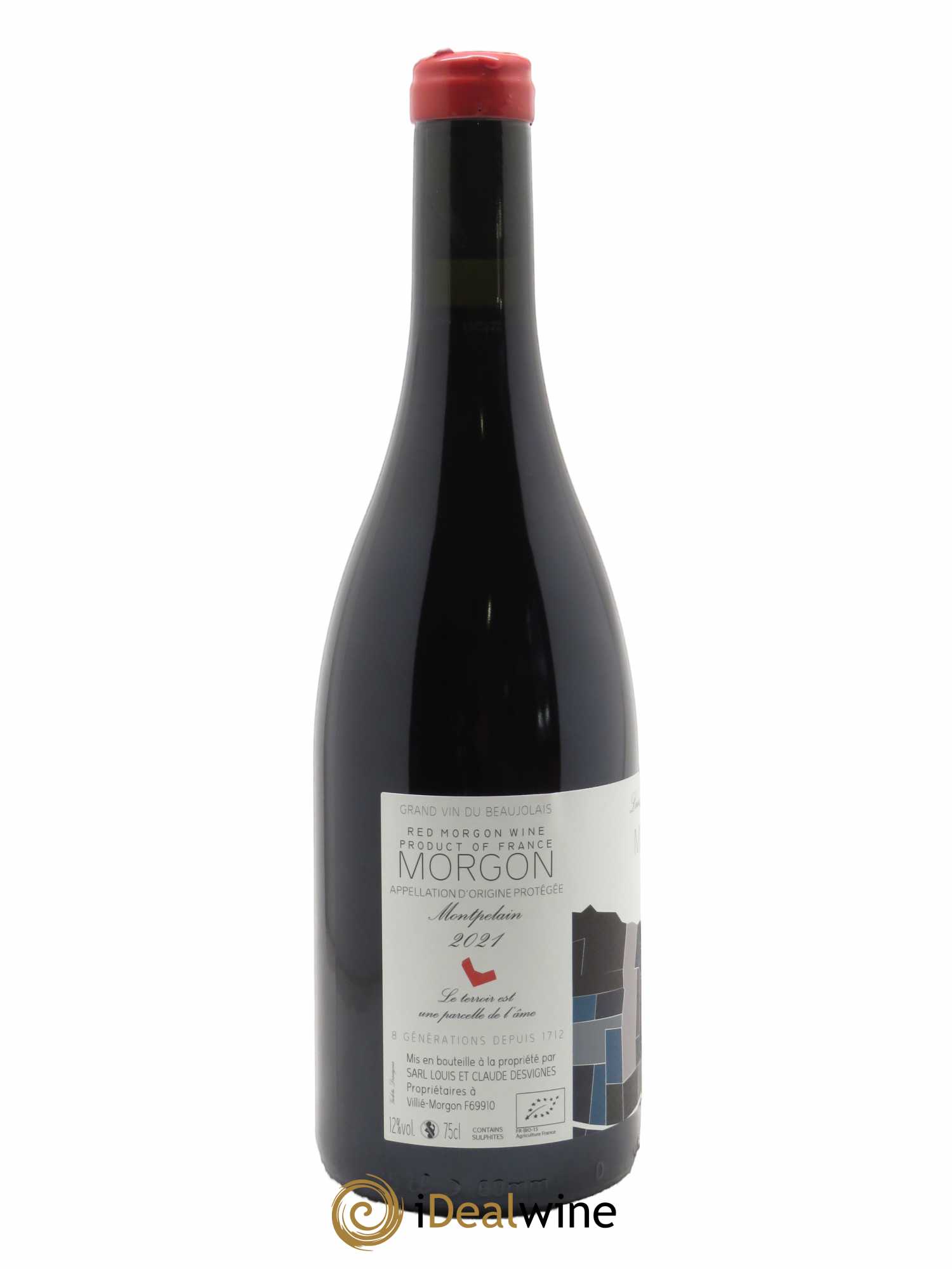 Morgon Montpelain Louis-Claude Desvignes 2021 - Lot of 1 bottle - 1