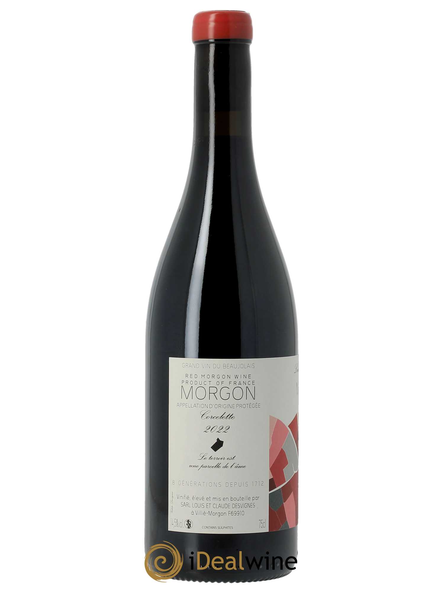 Morgon Corcelette Louis-Claude Desvignes 2022 - Lot of 1 bottle - 1