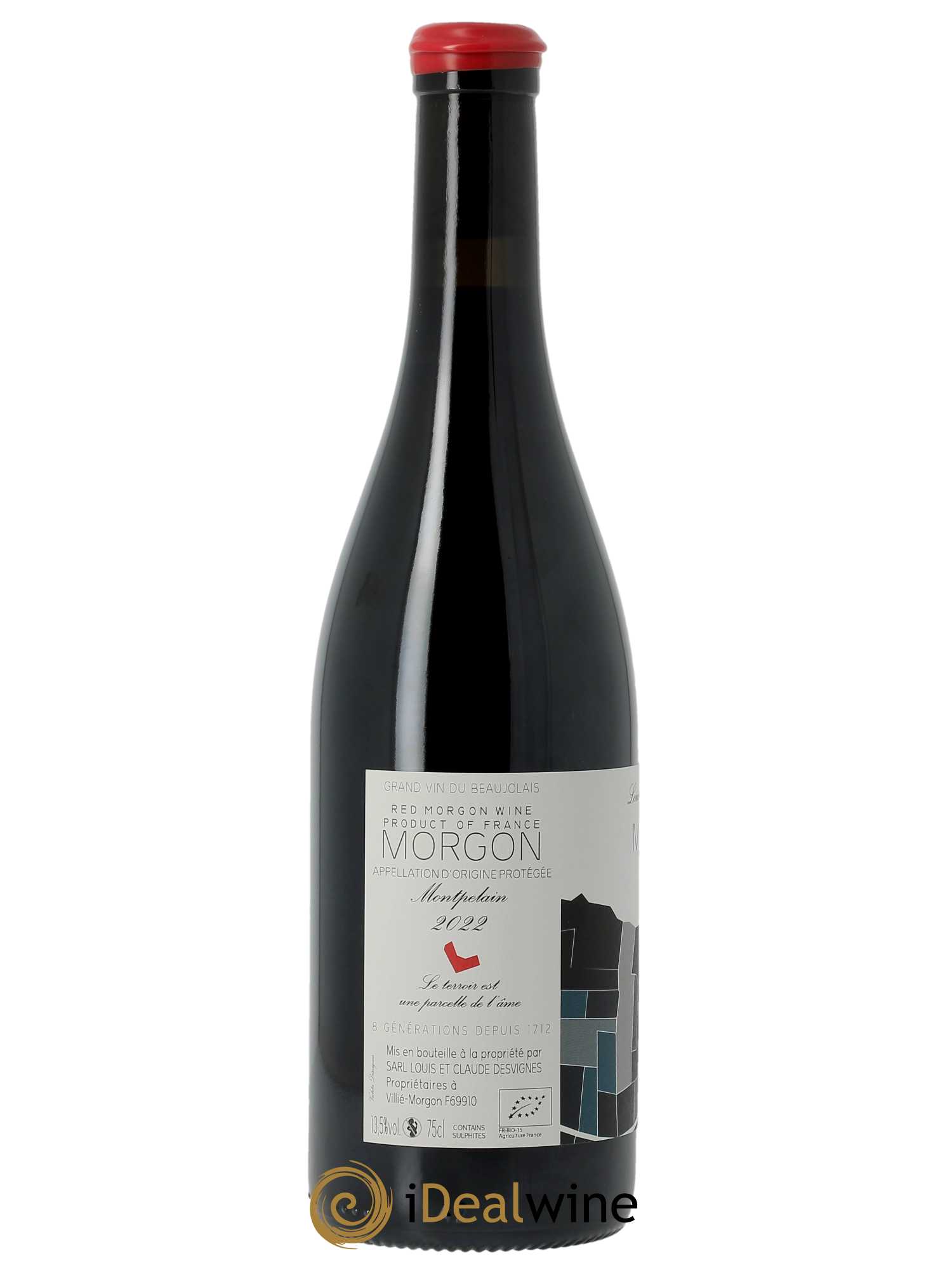 Morgon Montpelain Louis-Claude Desvignes 2022 - Lot of 1 bottle - 1