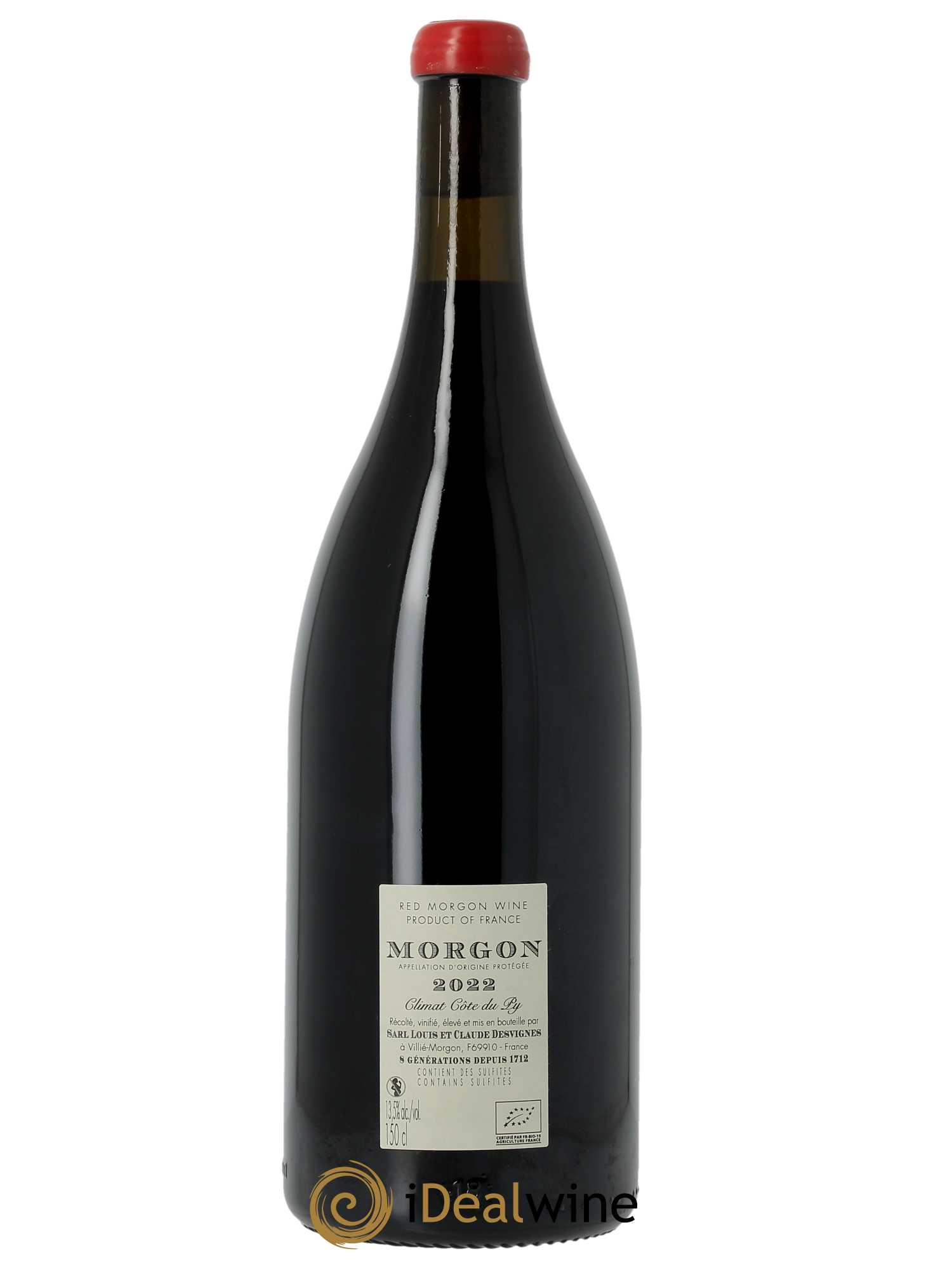 Morgon Côte du Py Louis-Claude Desvignes 2022 - Lot de 1 magnum - 1