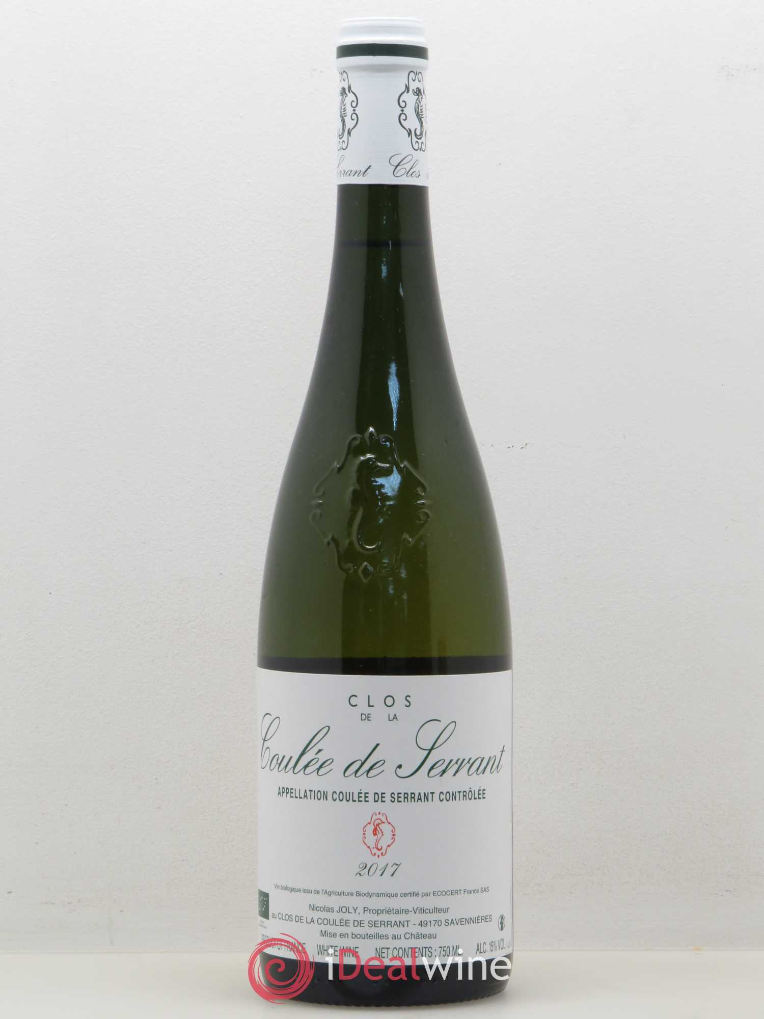 Savennières Clos de la Coulée de Serrant Vignobles de la Coulée de Serrant - Nicolas Joly (sans prix de réserve) 2017 - Lot de 1 bouteille - 0