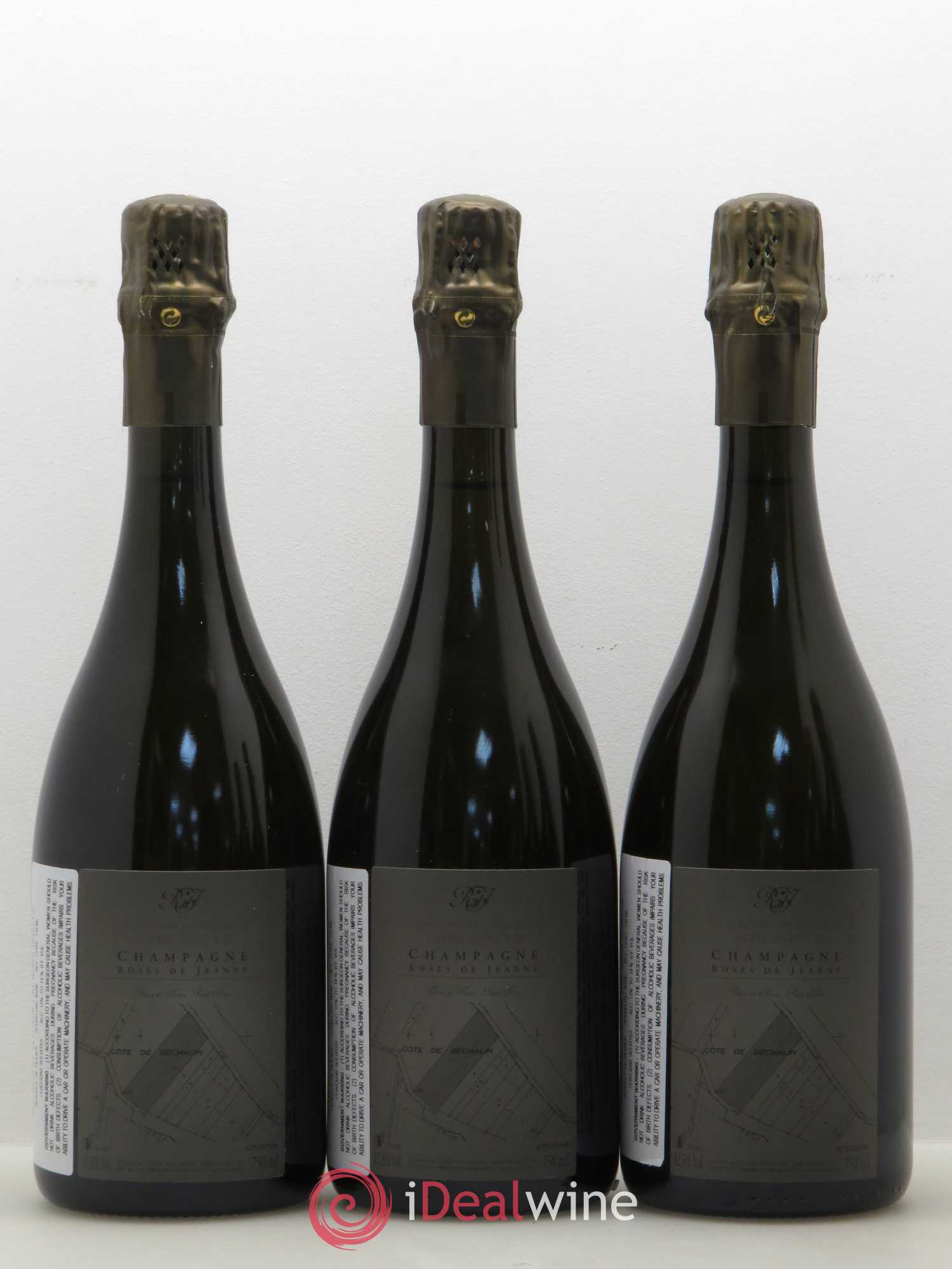 Roses de Jeanne Côte de Béchalin Blanc de Noirs Cédric Bouchard  (sans prix de réserve) - Lot de 6 bouteilles - 2