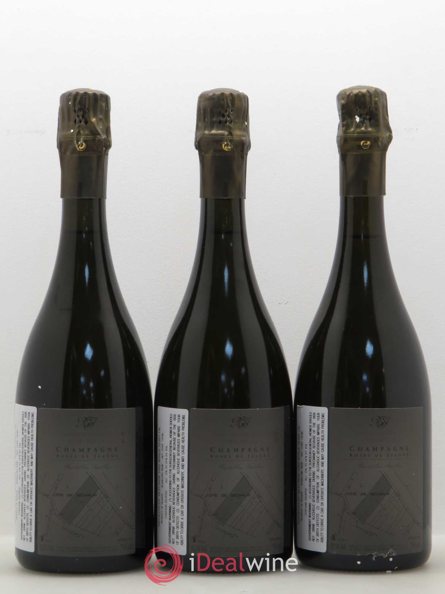 Roses de Jeanne Côte de Béchalin Blanc de Noirs Cédric Bouchard  (sans prix de réserve) - Lot de 6 bouteilles - 4