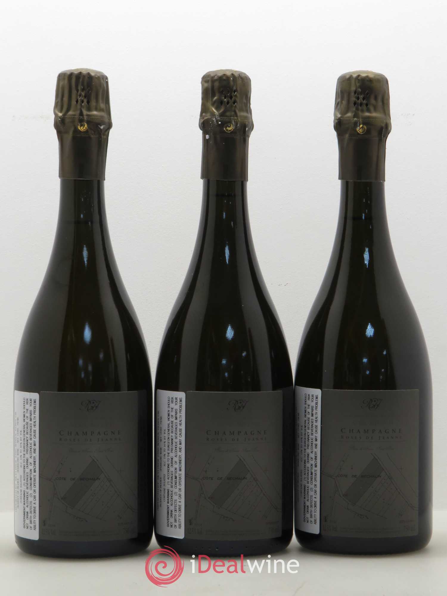 Roses de Jeanne Côte de Béchalin Blanc de Noirs Cédric Bouchard (sans prix de réserve) - Lot de 6 bouteilles - 4
