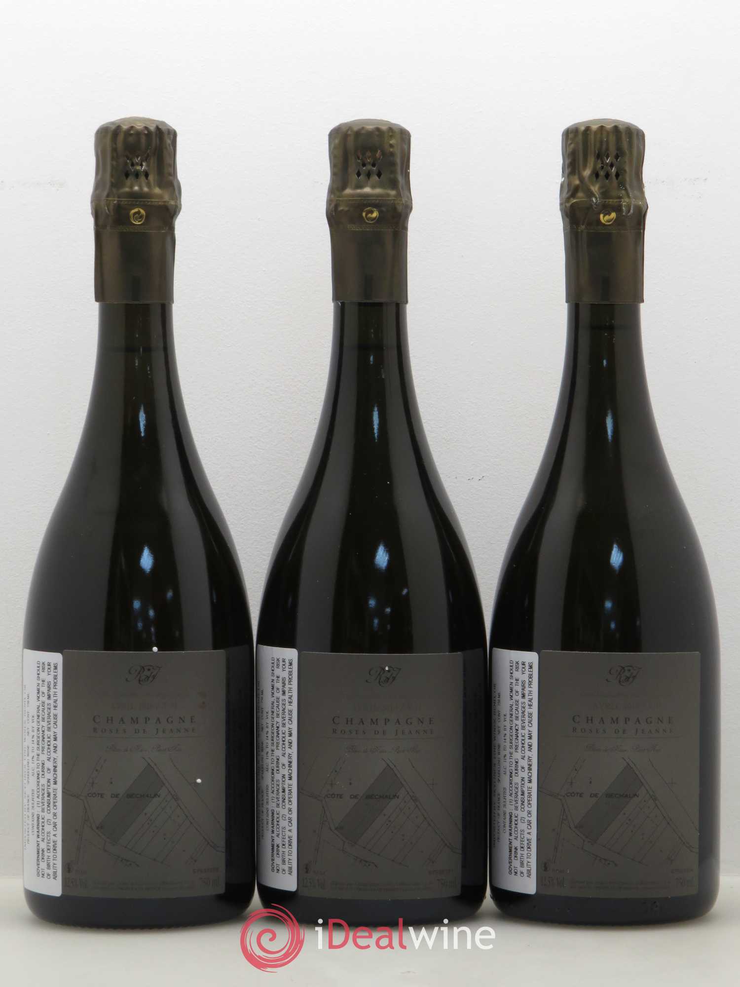 Roses de Jeanne Côte de Béchalin Blanc de Noirs Cédric Bouchard - Lot de 3 bouteilles - 1