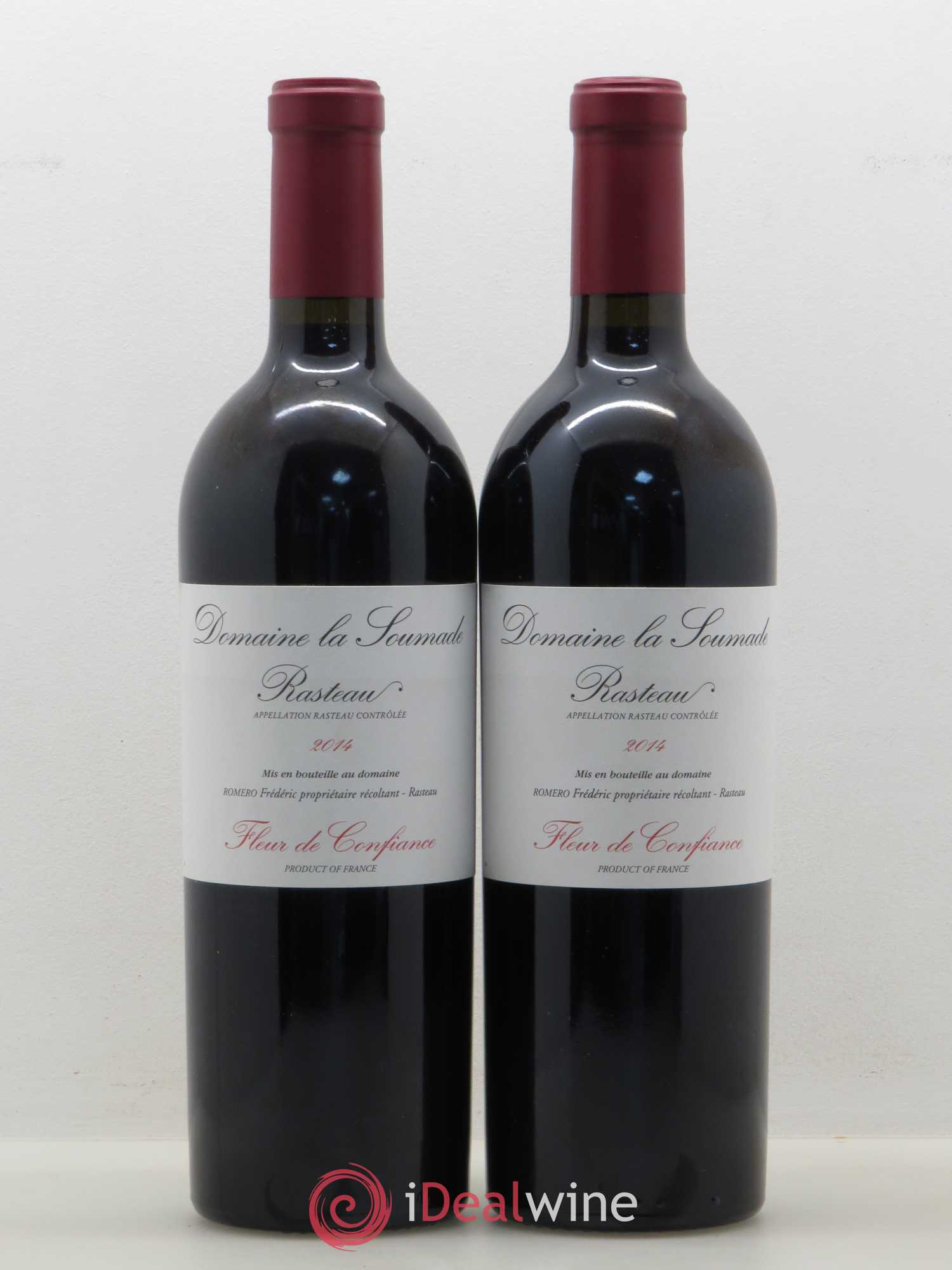 Rasteau Fleur de confiance La Soumade (Domaine) (sans prix de réserve) 2014 - Lot de 2 bouteilles - 0