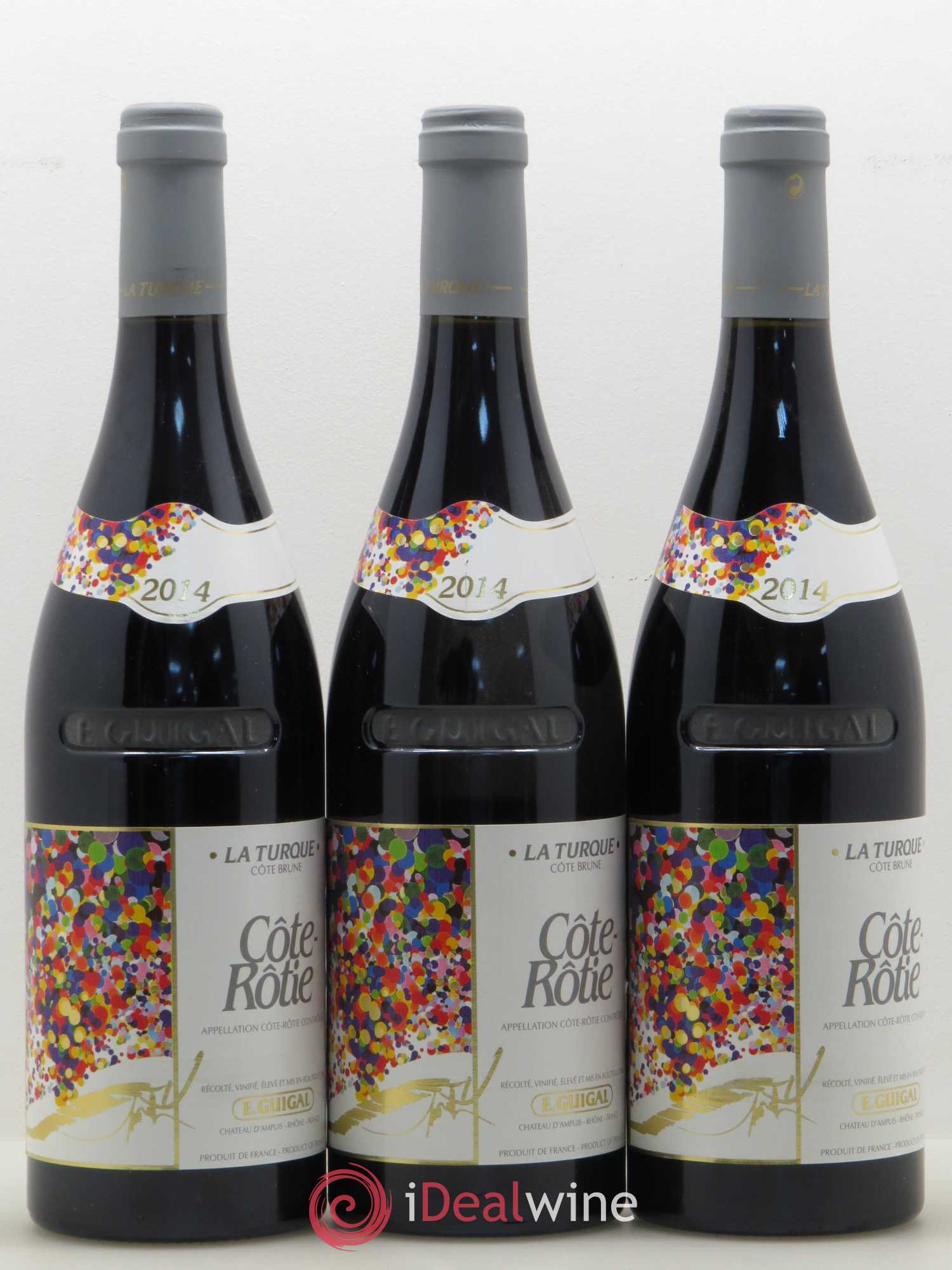 Côte-Rôtie La Turque Guigal (sans prix de réserve) 2014 - Lot de 3 bouteilles - 0