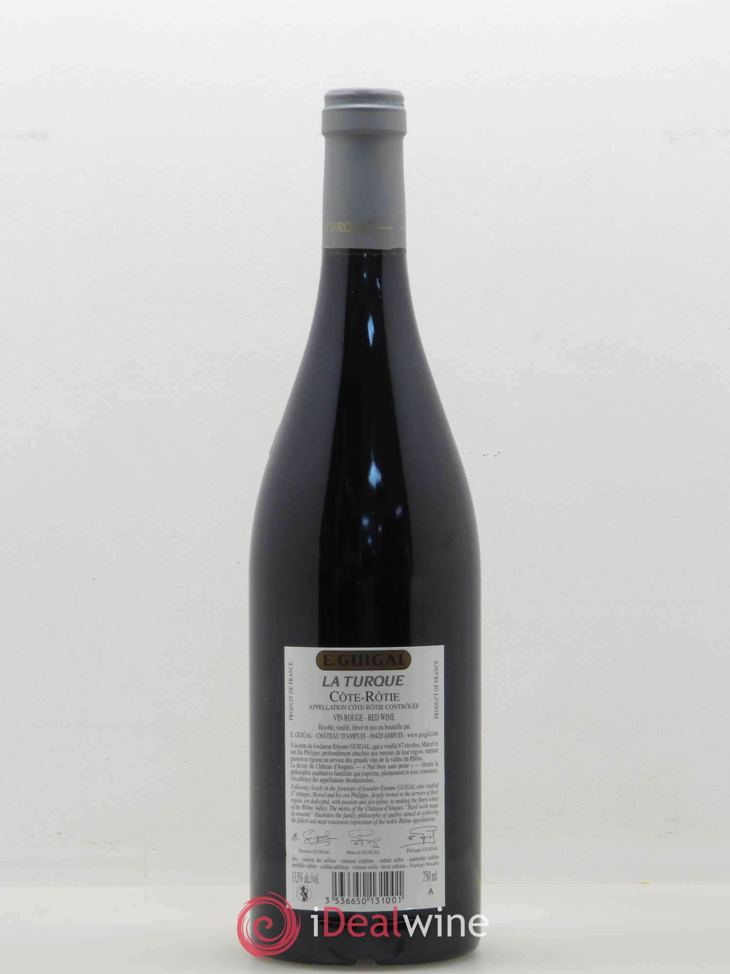 Côte-Rôtie La Turque Guigal (sans prix de réserve) 2014 - Lot de 1 bouteille - 1