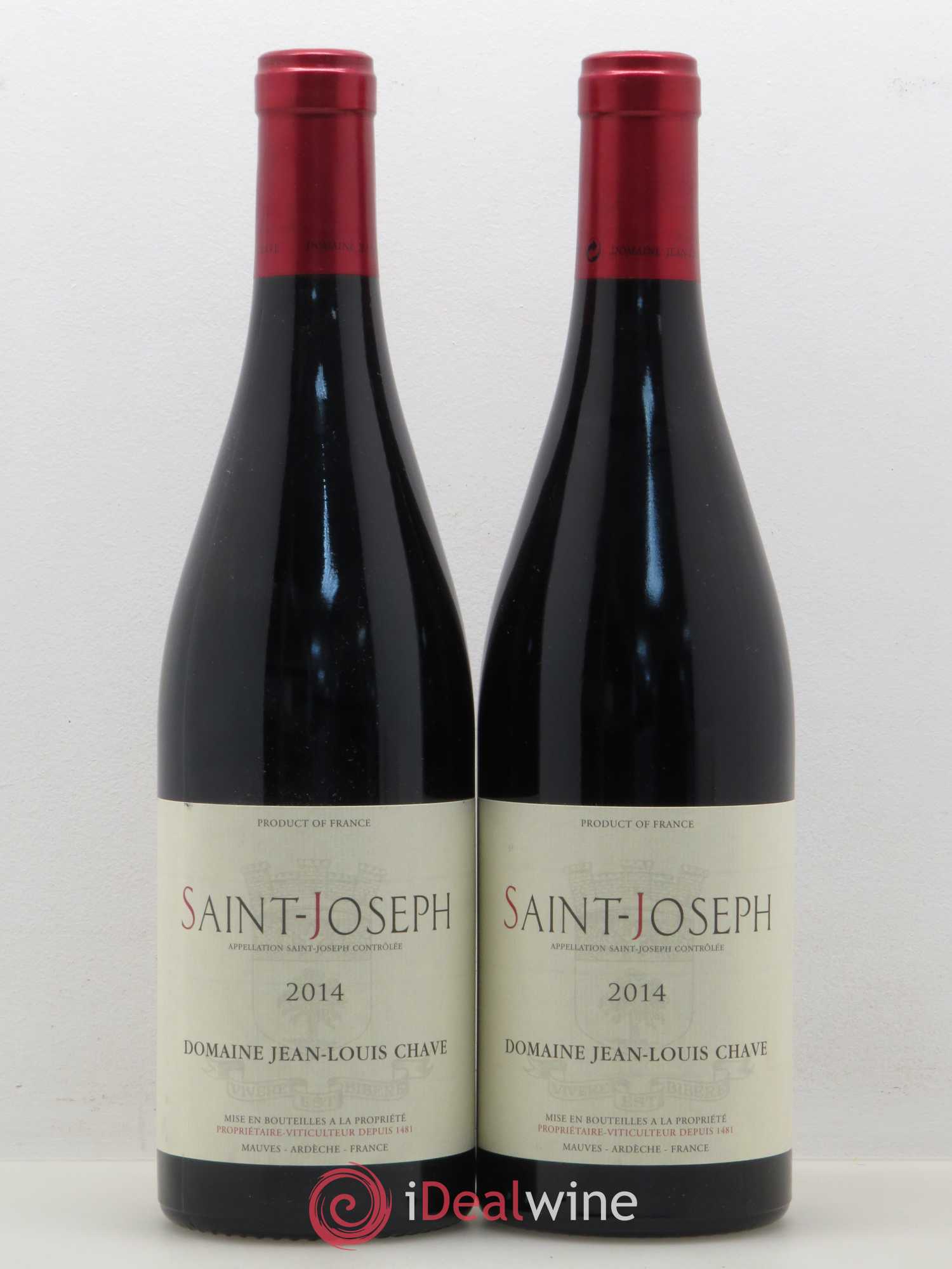 Saint-Joseph Jean-Louis Chave 2014 - Lot de 2 bouteilles - 0