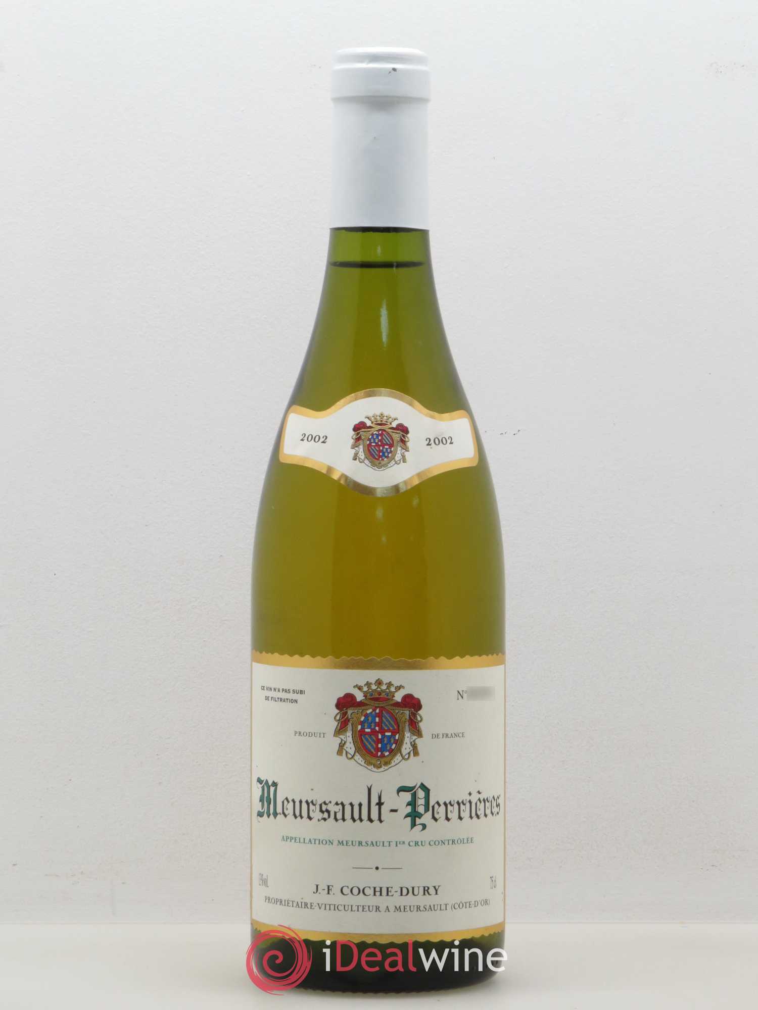 Meursault 1er Cru Perrières Coche Dury (Domaine) 2002 - Lot de 1 bouteille - 0