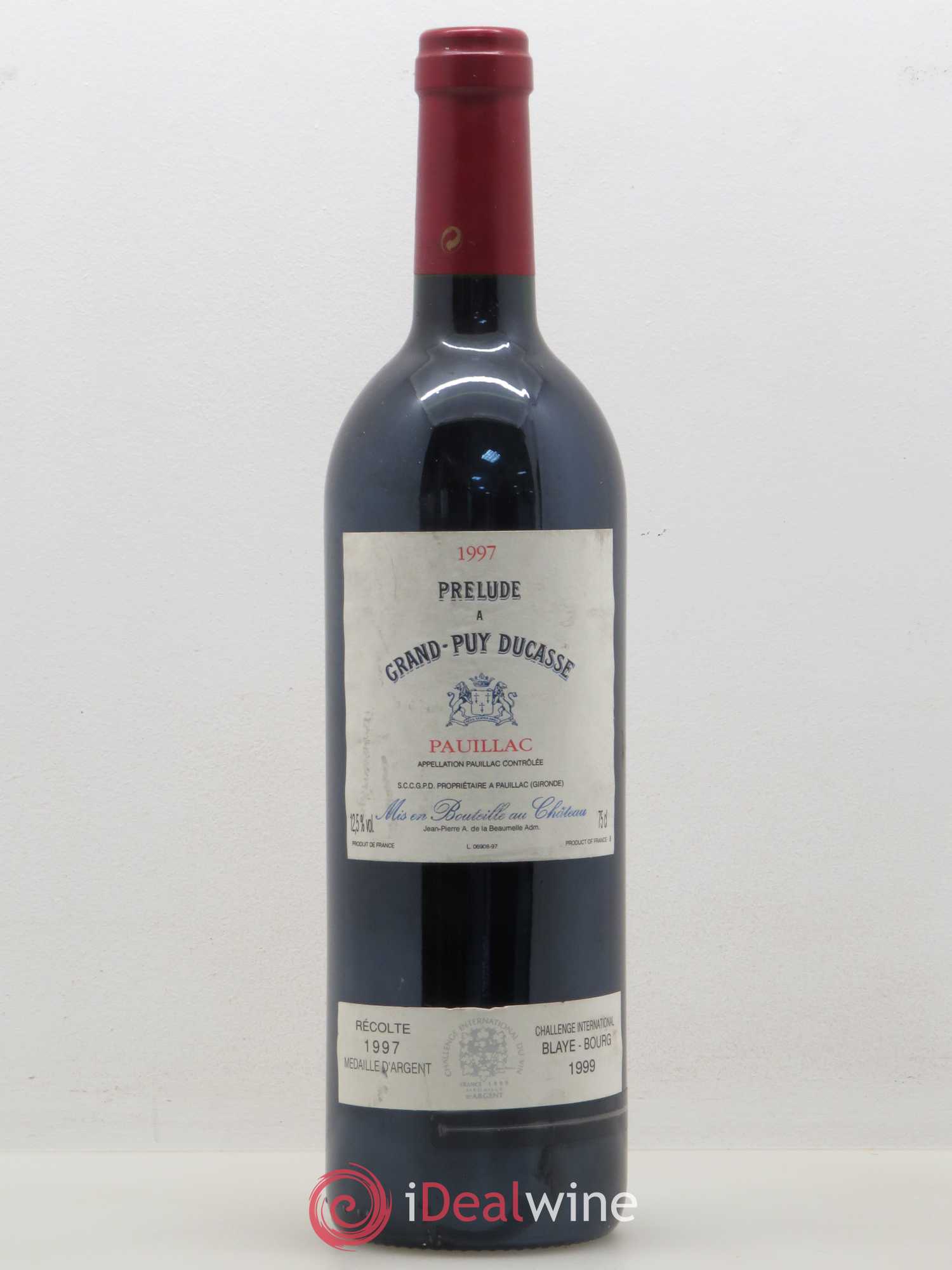 Prélude à Grand Puy Ducasse Second Vin (sans prix de réserve) 1997 - Lot de 1 bouteille - 0