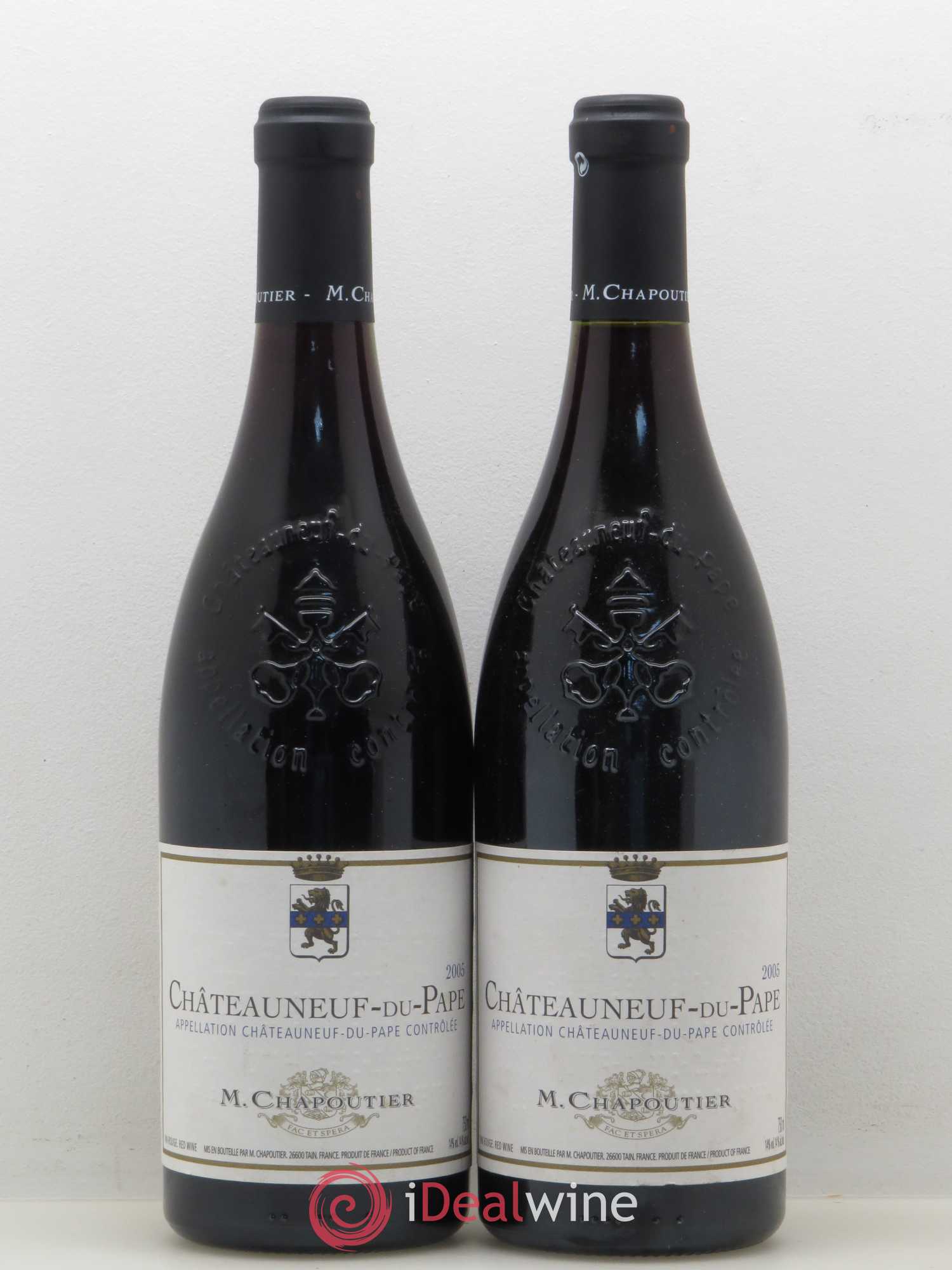 Châteauneuf-du-Pape (sans prix de réserve) 2005 - Lot de 2 bouteilles - 0