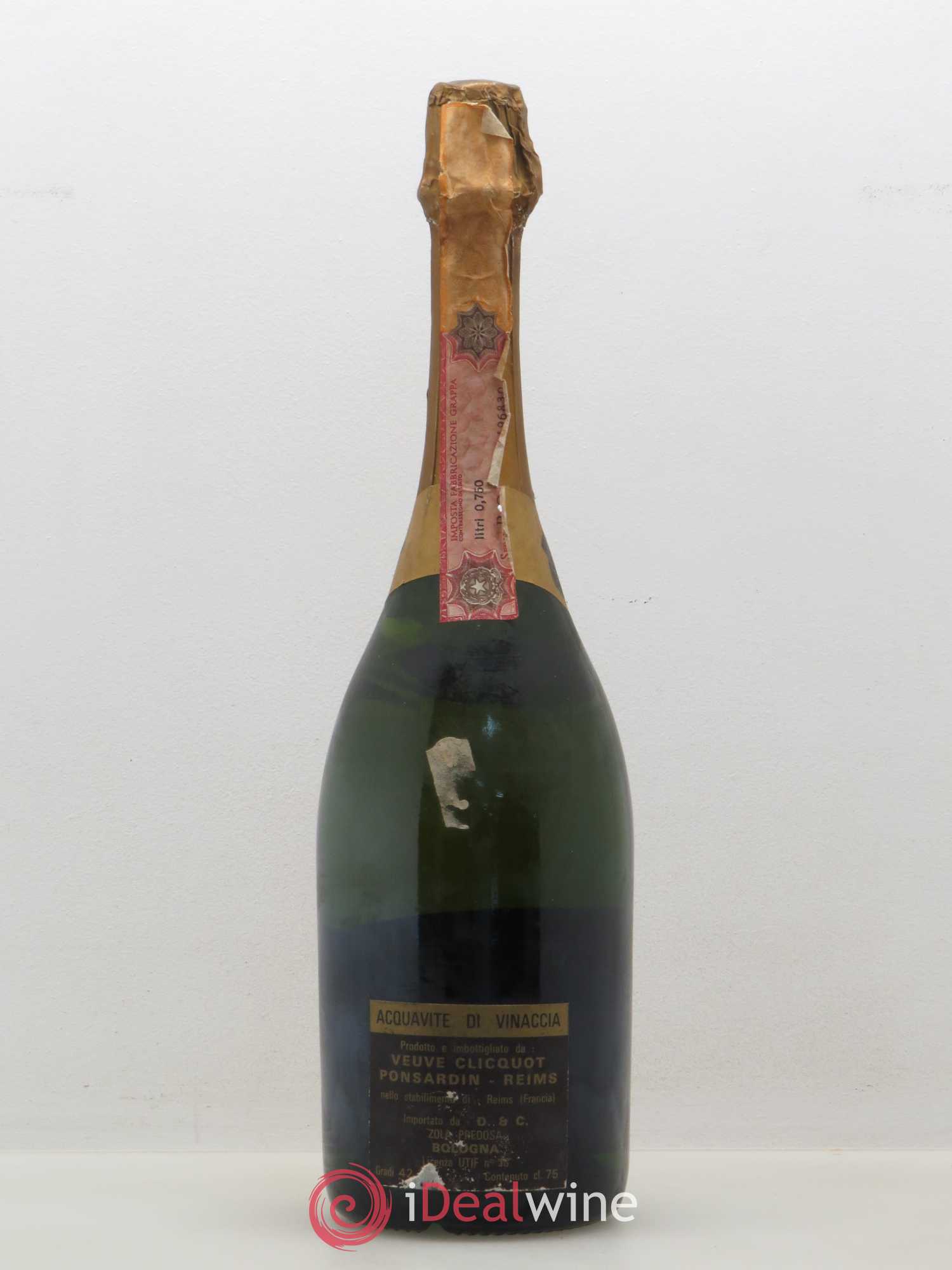 Alcools divers Marc de Champagne Veuve Clicquot (sans prix de réserve) - Posten von 1 Flasche - 1
