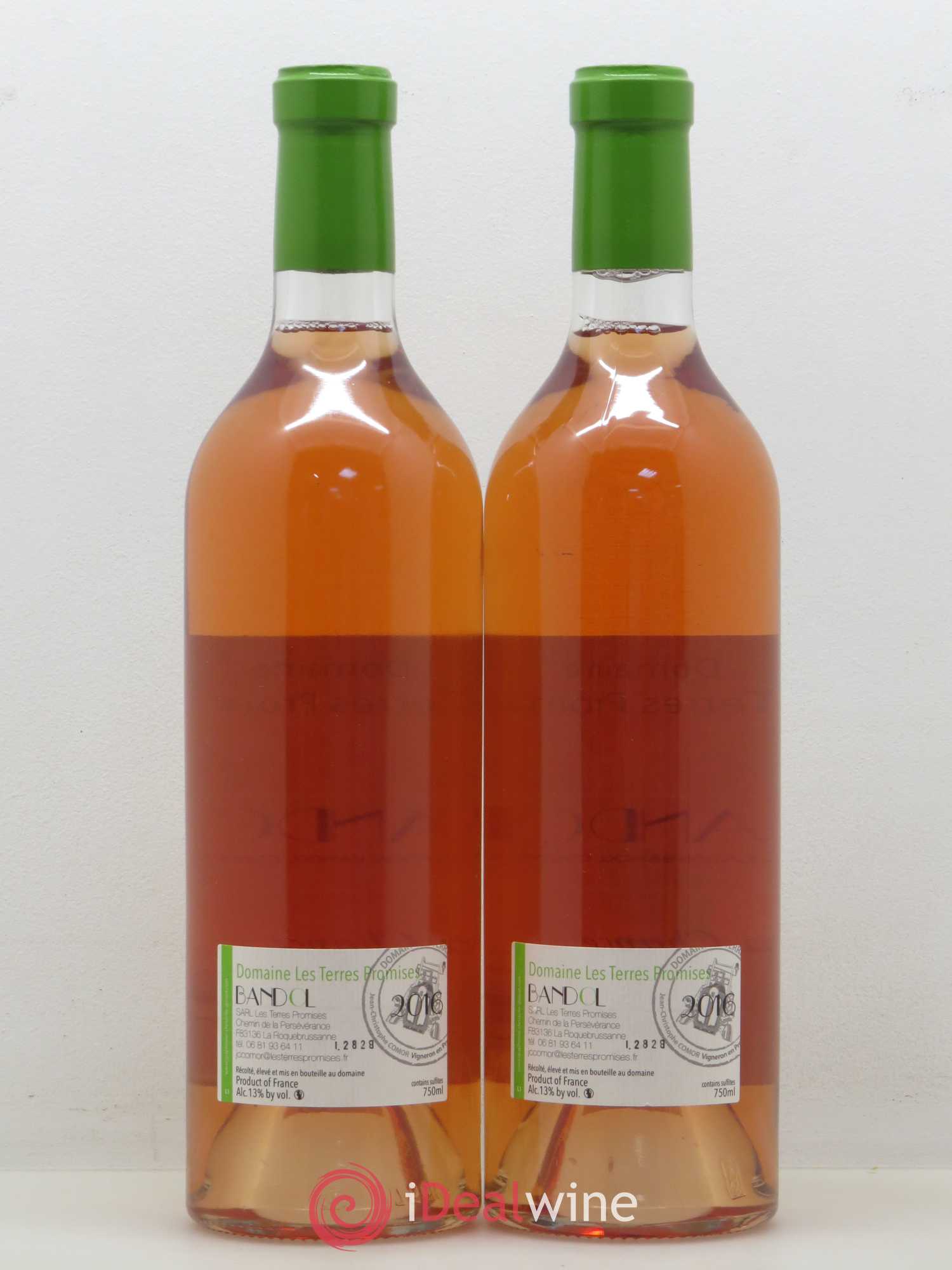 Bandol La Chance Les Terres Promises (sans prix de réserve) 2016 - Lot de 2 bouteilles - 1