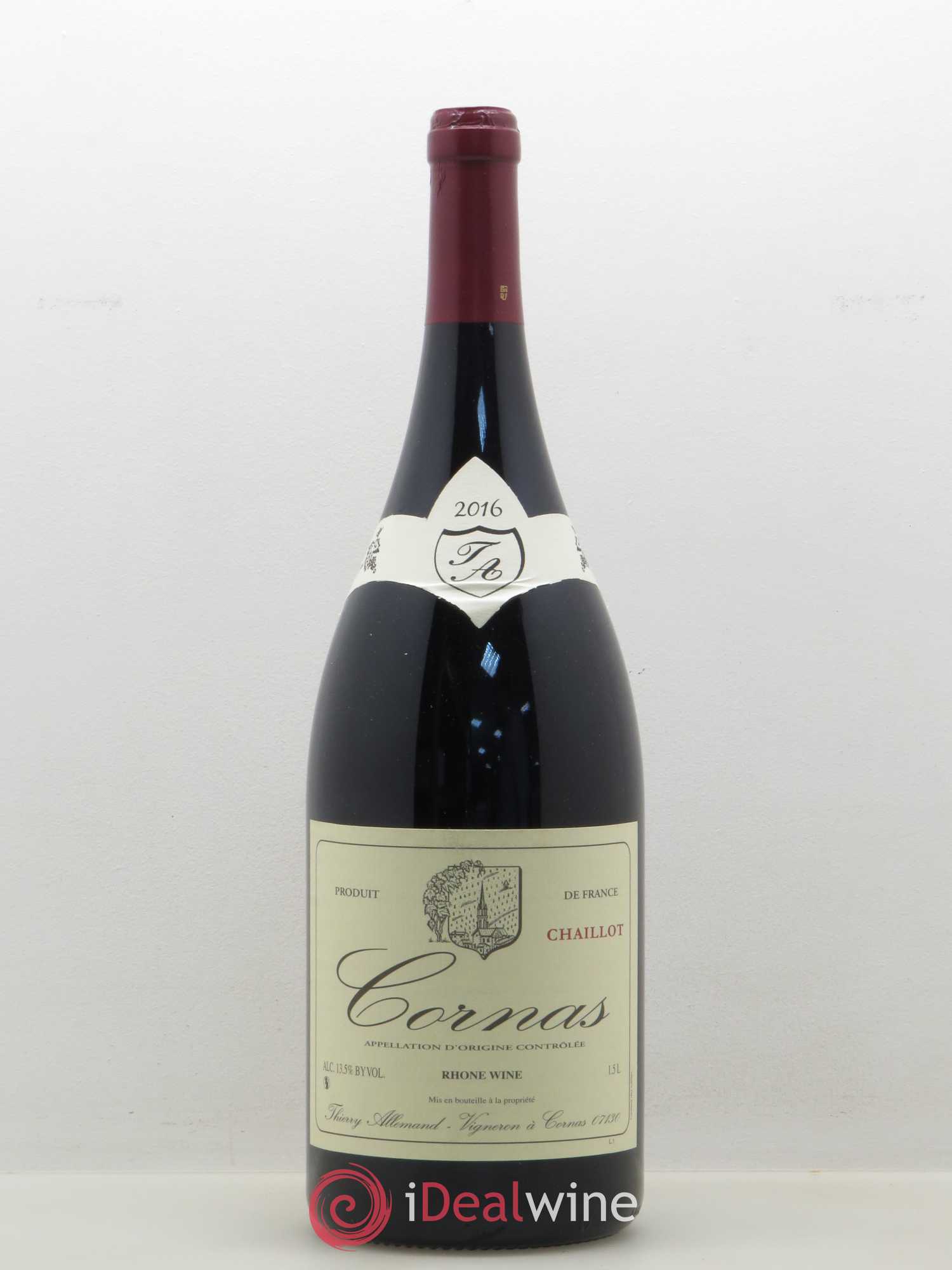 Cornas Chaillot Thierry Allemand (sans prix de réserve) 2016 - Lot de 1 magnum - 0