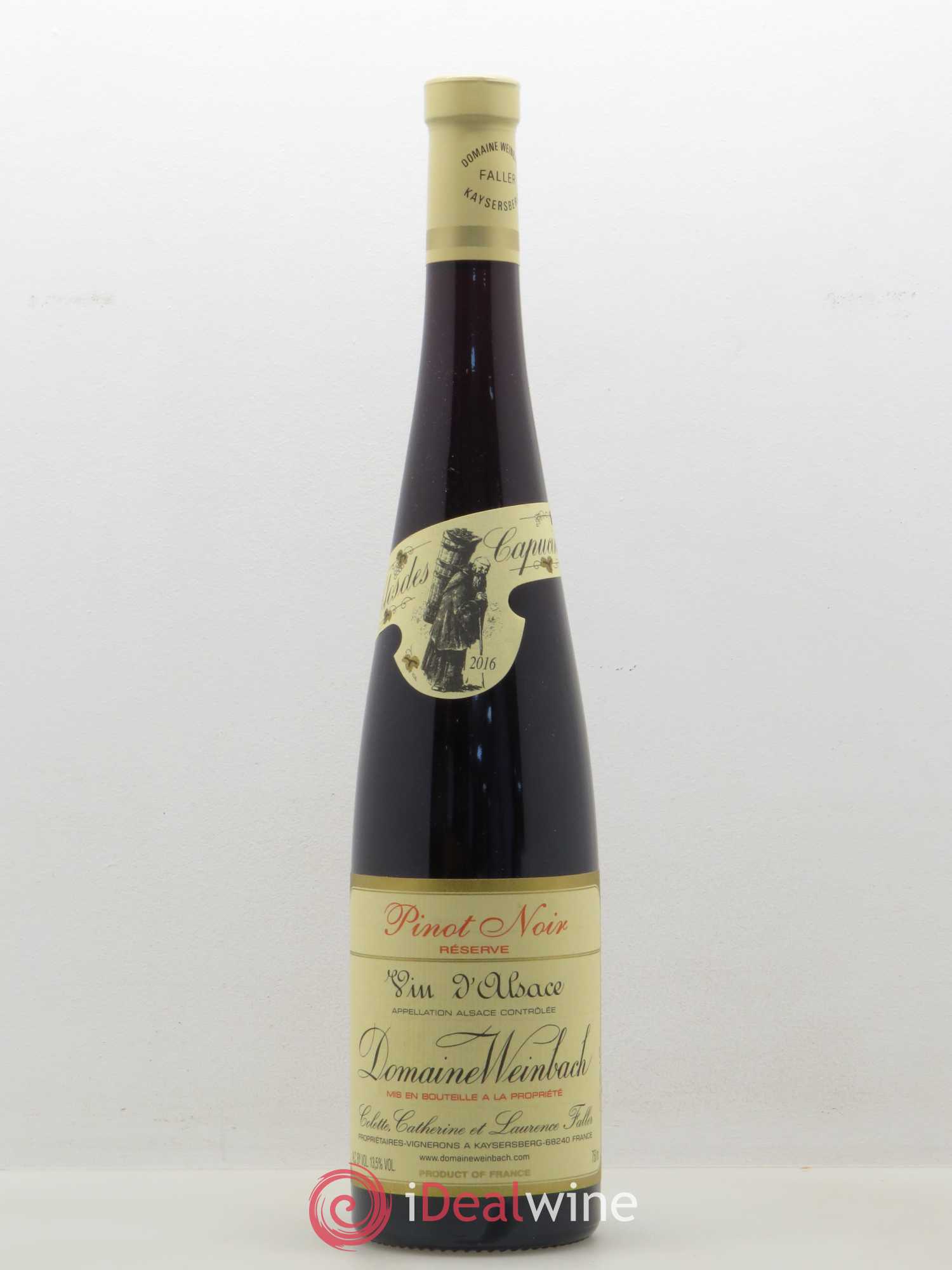 Alsace Pinot Noir Reserve Weinbach (Domaine) (sans prix de réserve) 2016 - Lot de 1 bouteille - 0