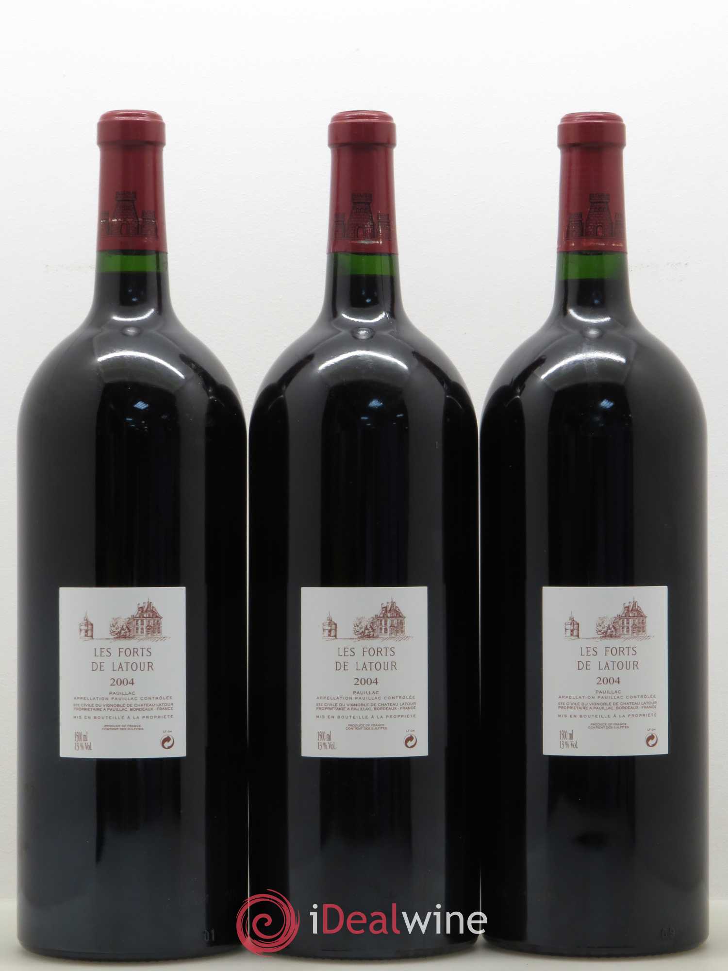 Les Forts de Latour Second Vin (sans prix de réserve) 2004 - Lot de 6 magnums - 2