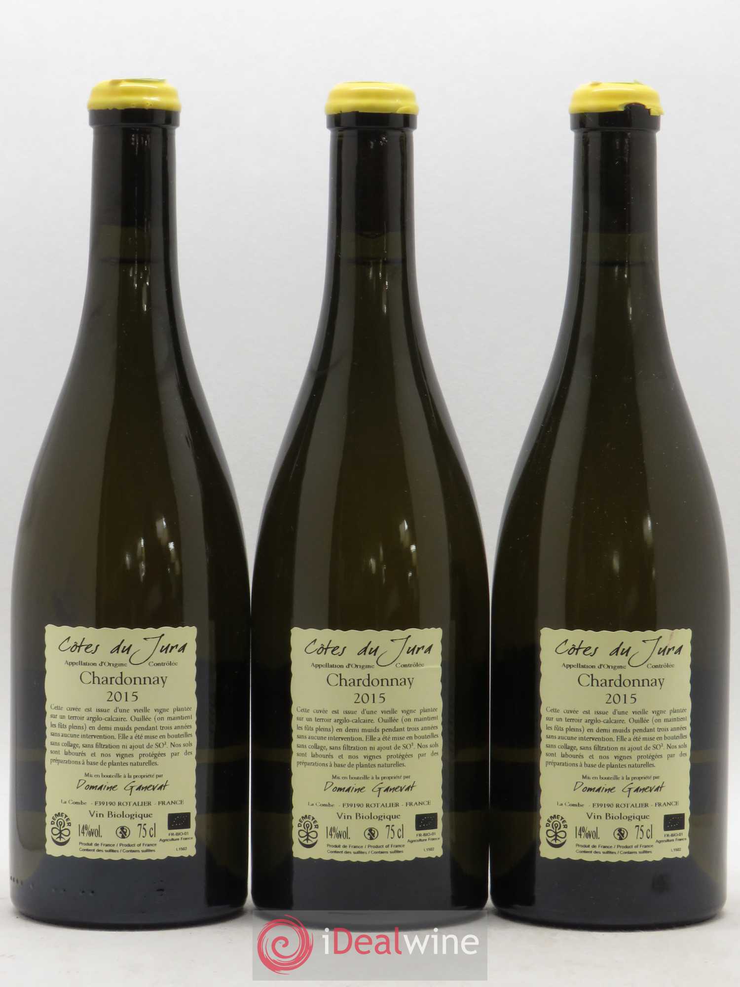 Côtes du Jura Les Chamois du Paradis Jean-François Ganevat (Domaine) 2015 - Lot de 3 bouteilles - 1