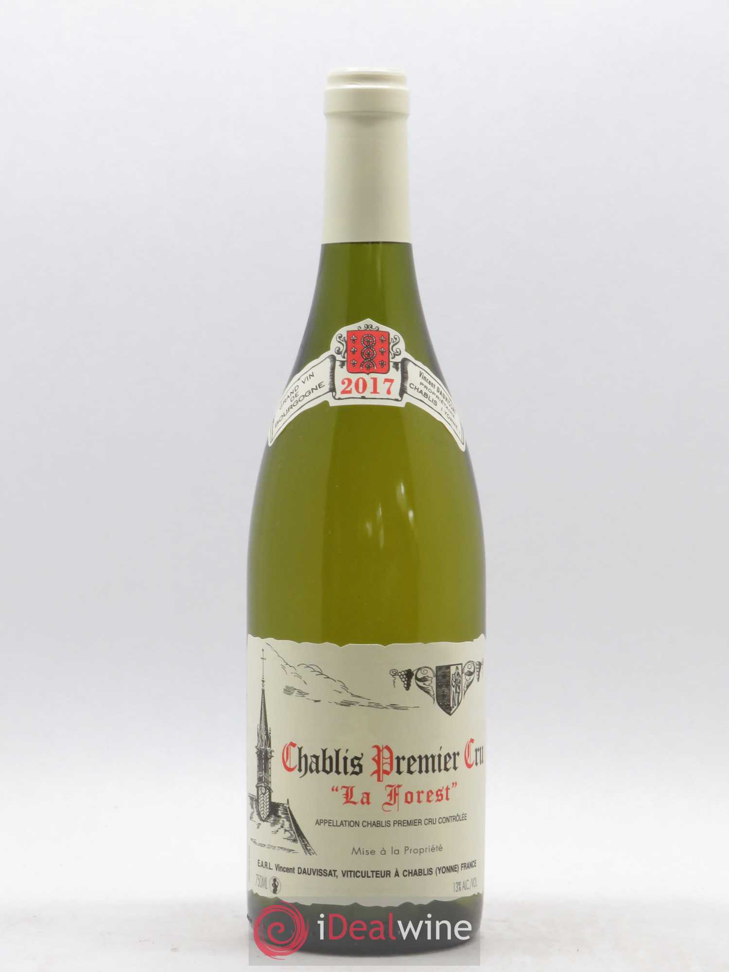 Chablis 1er Cru La Forest Vincent Dauvissat (Domaine) 2017 - Lot de 1 bouteille - 0