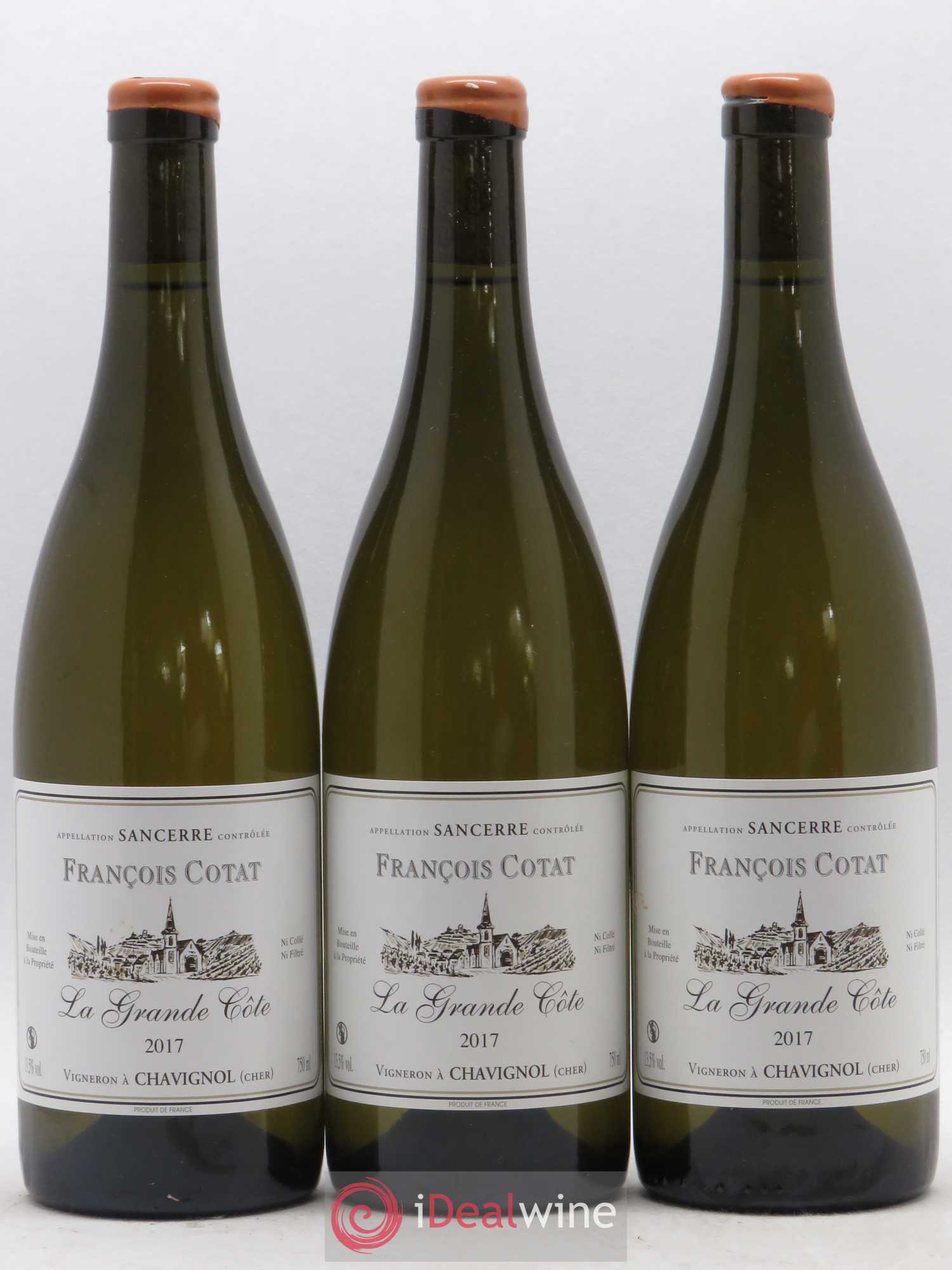 Sancerre La Grande Côte François Cotat 2017 - Lot de 3 bouteilles - 0