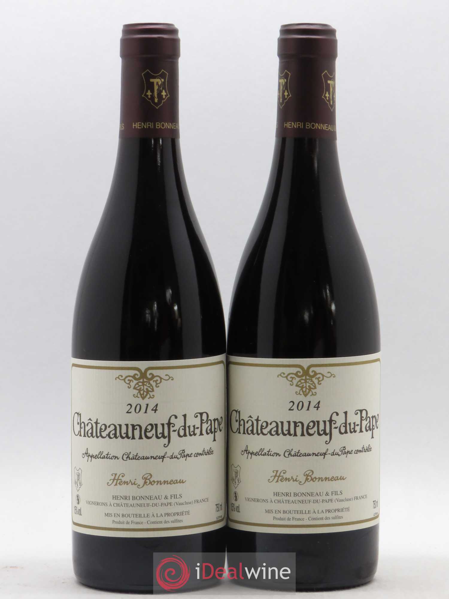 Châteauneuf-du-Pape Henri Bonneau Henri Bonneau & Fils 2014 - Lot de 2 bouteilles - 0